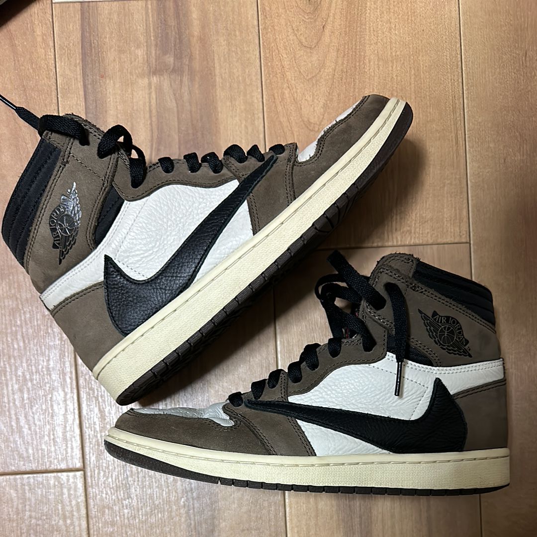 Travis Scott × Nike Air Jordan 1 Retro High OG TS SP "Sail/Dark Mocha"