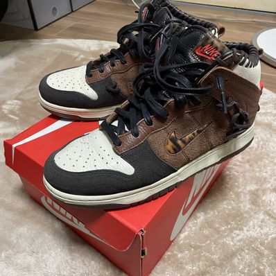 Bodega × Nike Dunk High "Legend Fauna Brown"