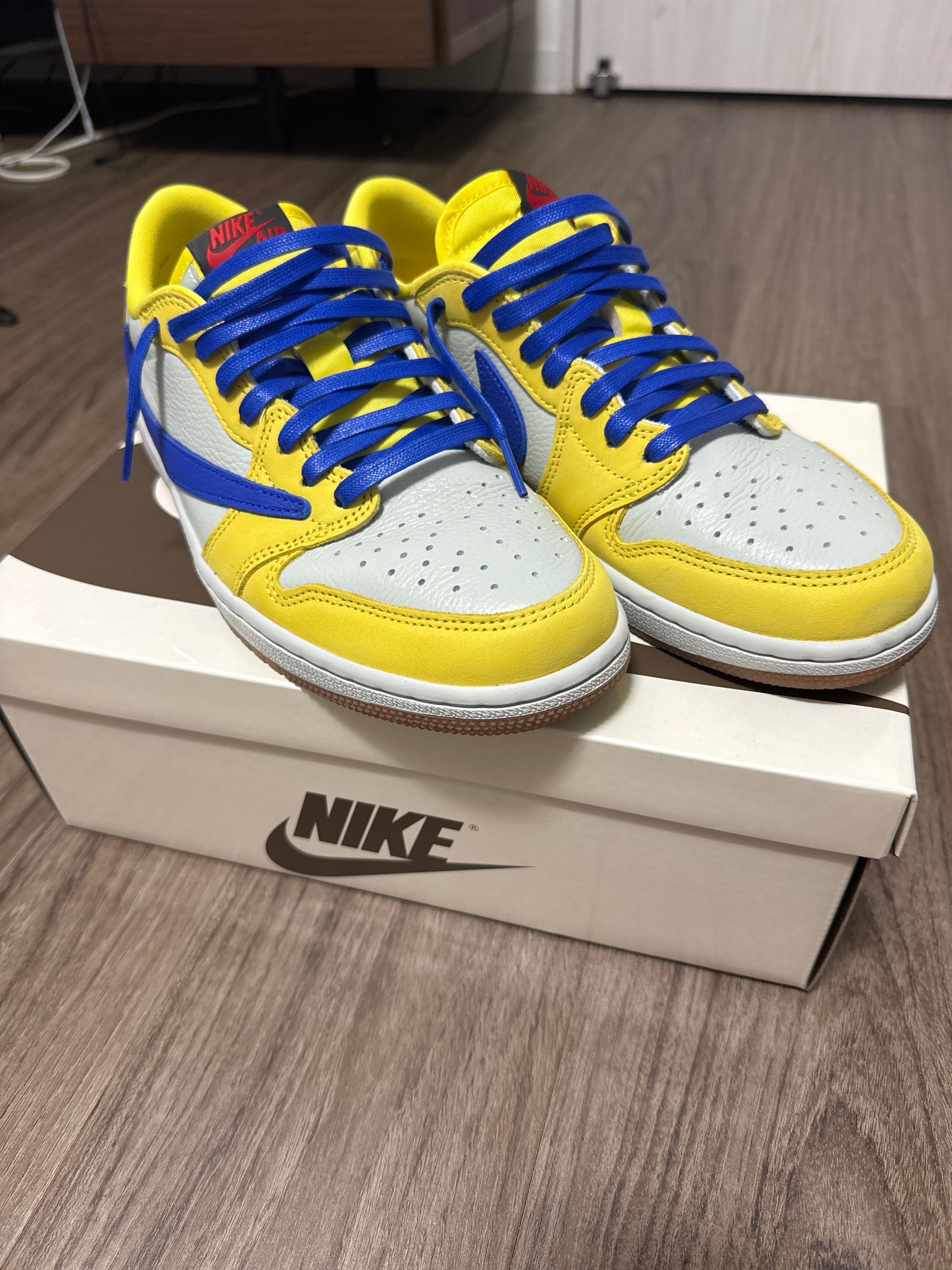 Travis Scott × Nike Women's Air Jordan 1 Retro Low OG "Canary"
