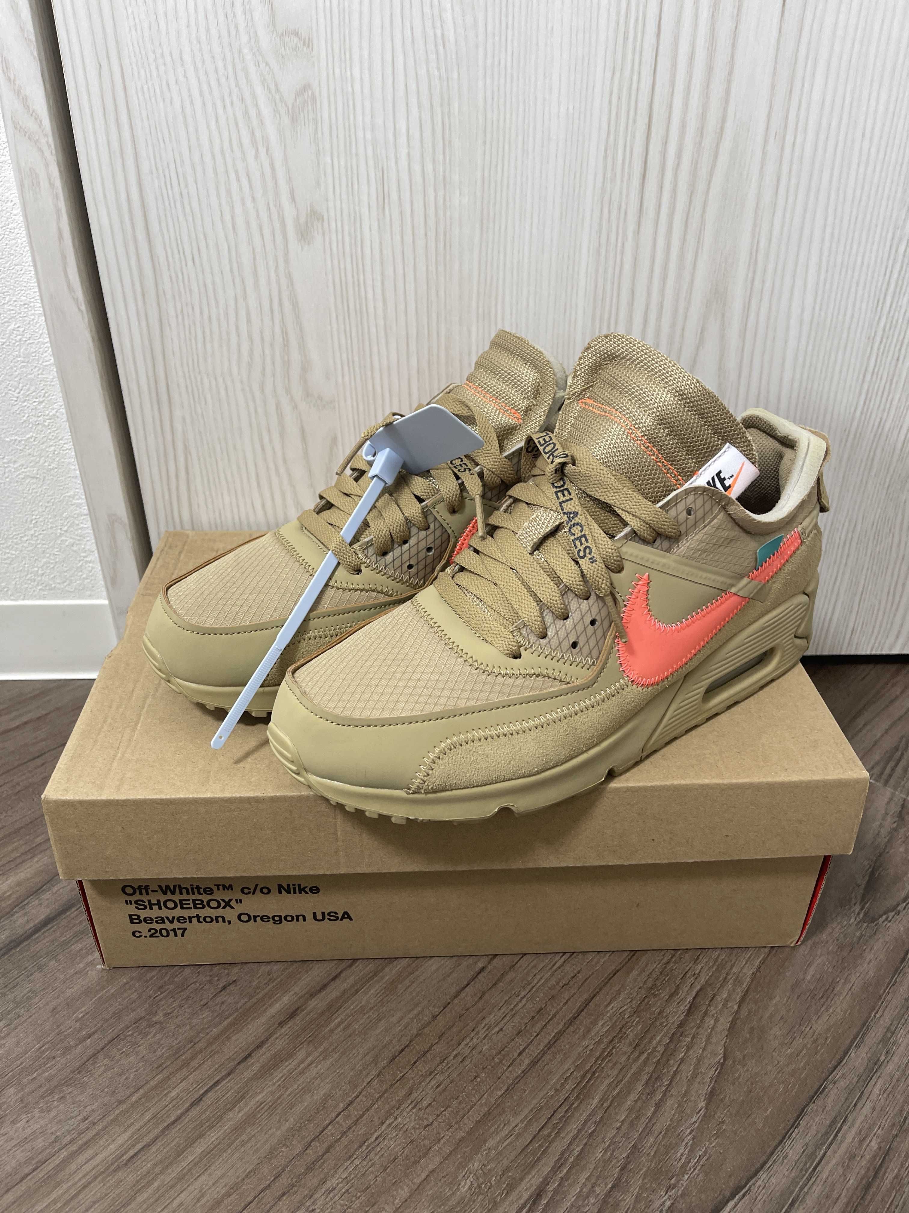 Off-White × Nike Air Max 90 "Desert Ore"