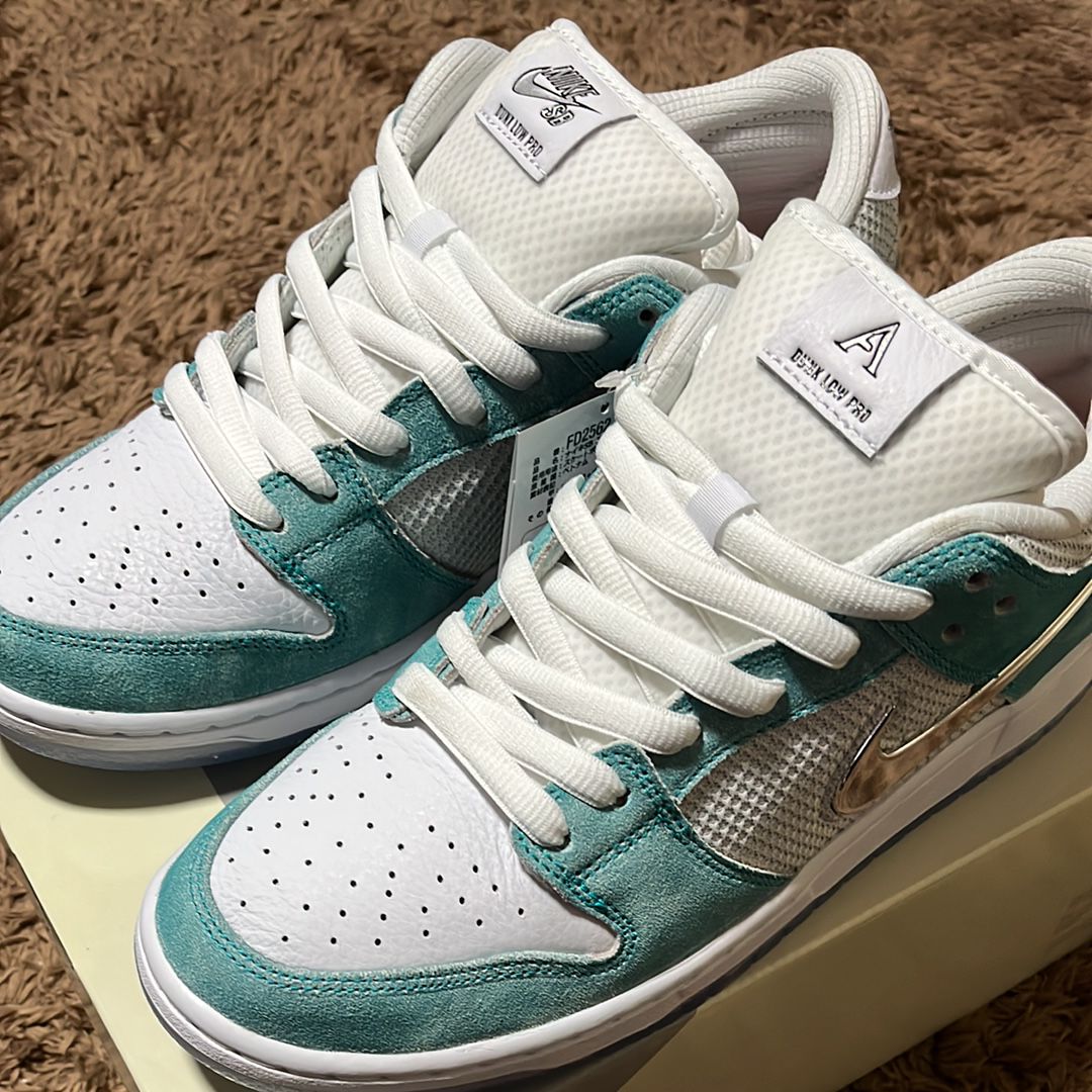 APRIL SKATEBOARDS × Nike SB Dunk Low Pro QS "White and Multi-Color"