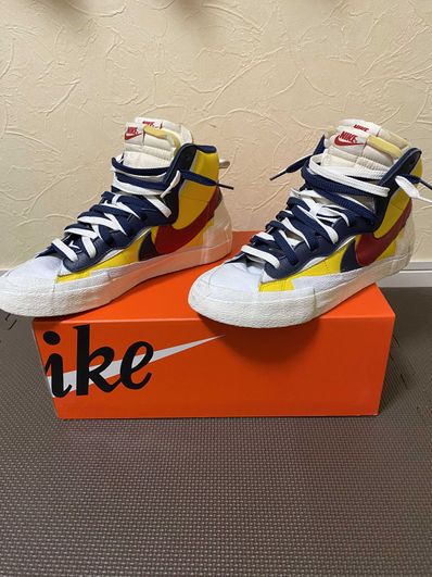 sacai × Nike Blazer Mid "Varsity Maize/Varsity Red"