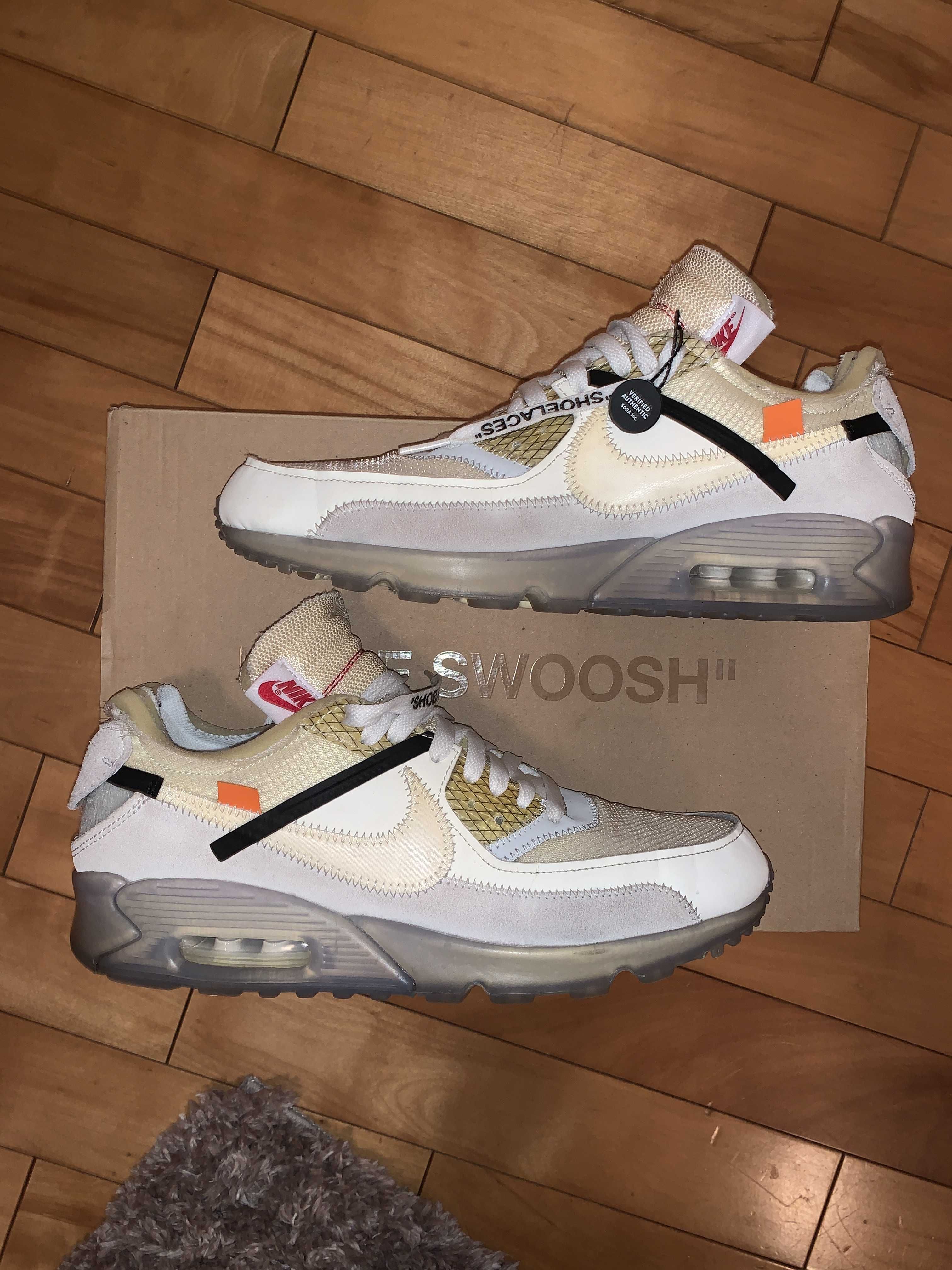 Off-White × Nike Air Max 90 "The 10/Sail"