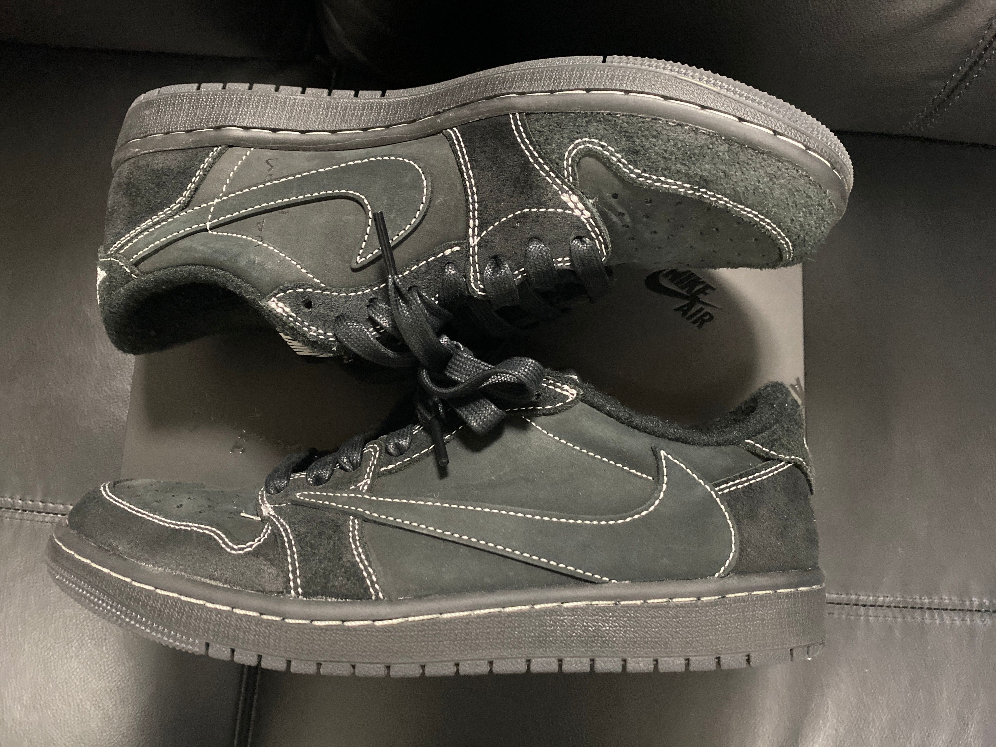 Travis Scott × Nike Air Jordan 1 Low OG SP "Black Phantom"