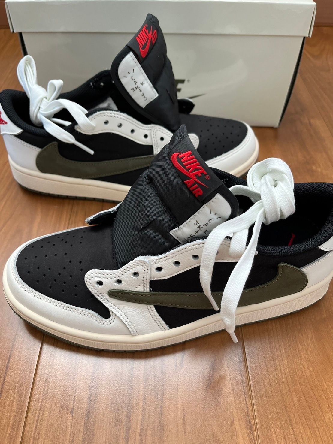 Travis Scott × Nike Women's Air Jordan 1 Low OG "Medium Olive"