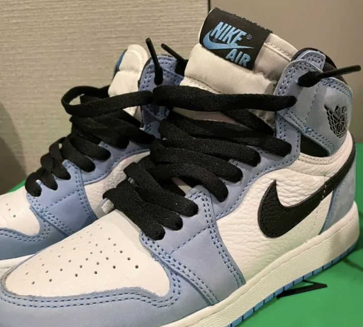 Nike GS Air Jordan 1 High "White/University Blue/Black"   