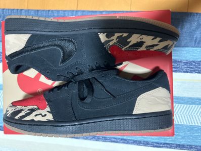 Sole Fly × Nike Air Jordan 1 Low "Black and Sport Red"