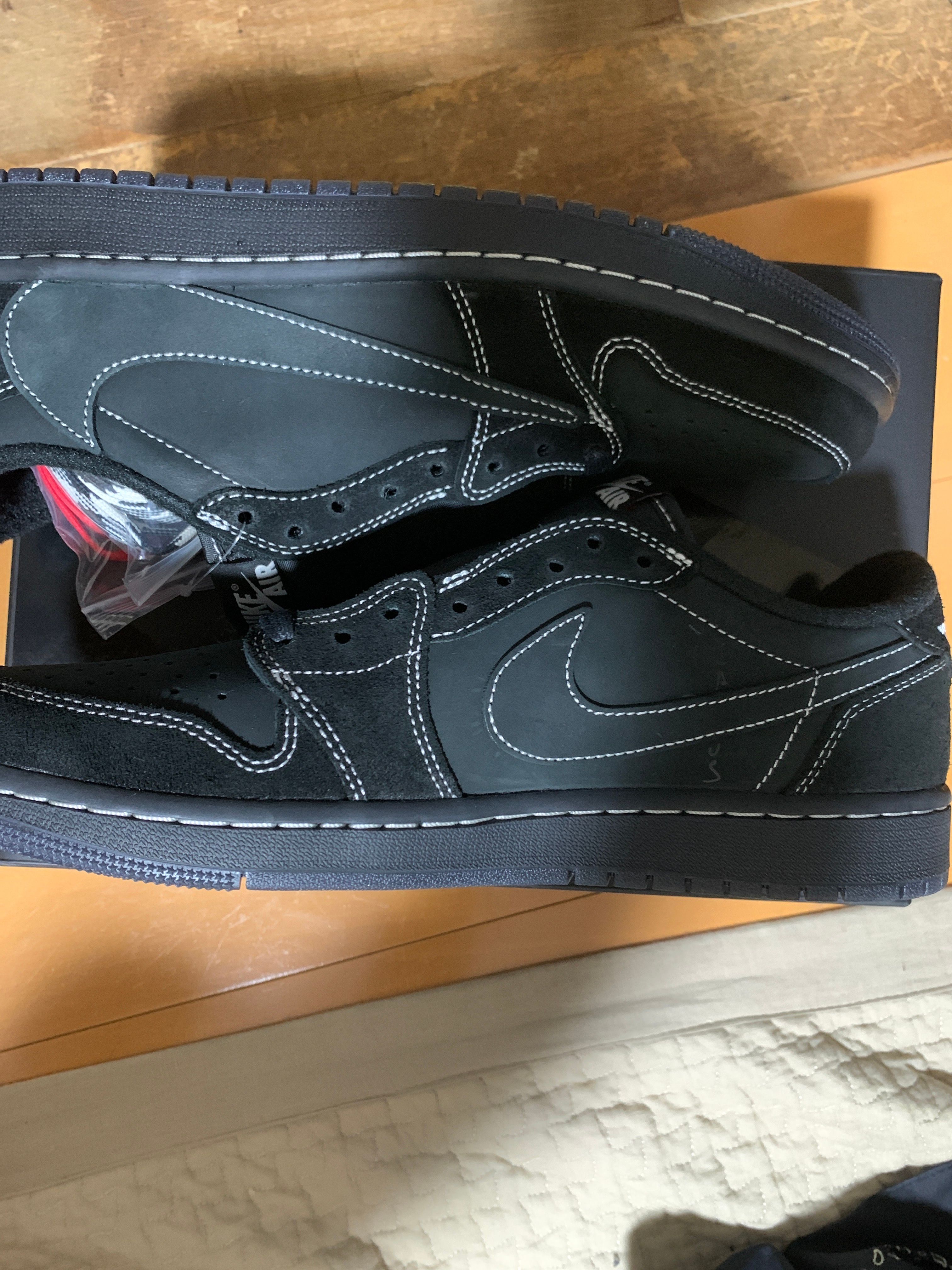 Travis Scott × Nike Air Jordan 1 Low OG SP "Black Phantom"