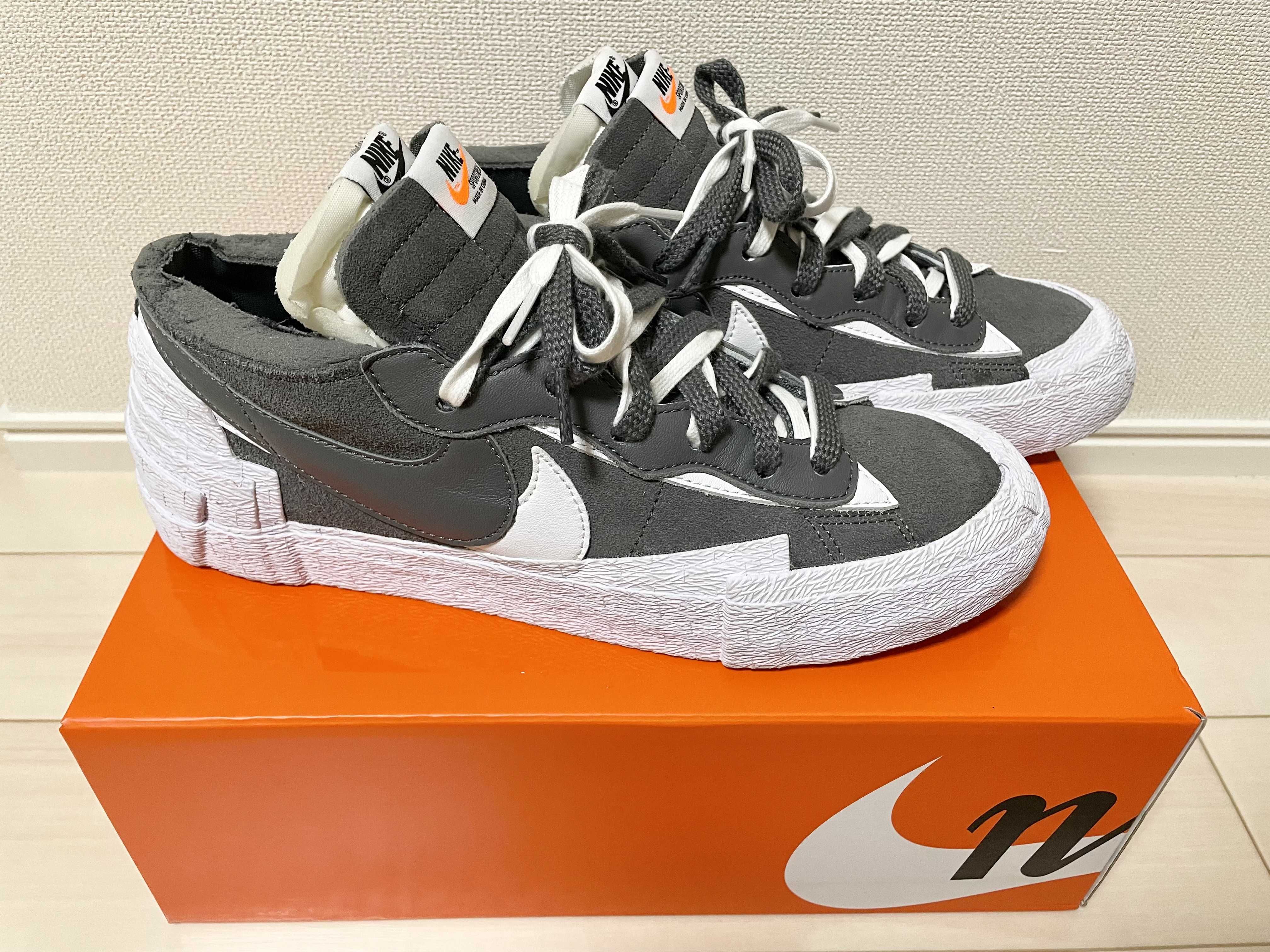 Sacai × Nike Blazer Low "Iron Grey"