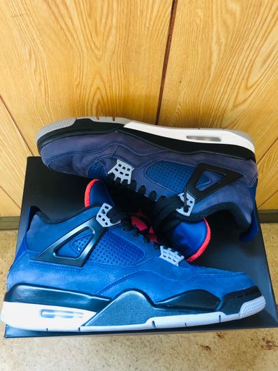 Nike Air Jordan 4 Retro WNTR "Loyal Blue/White/Black"