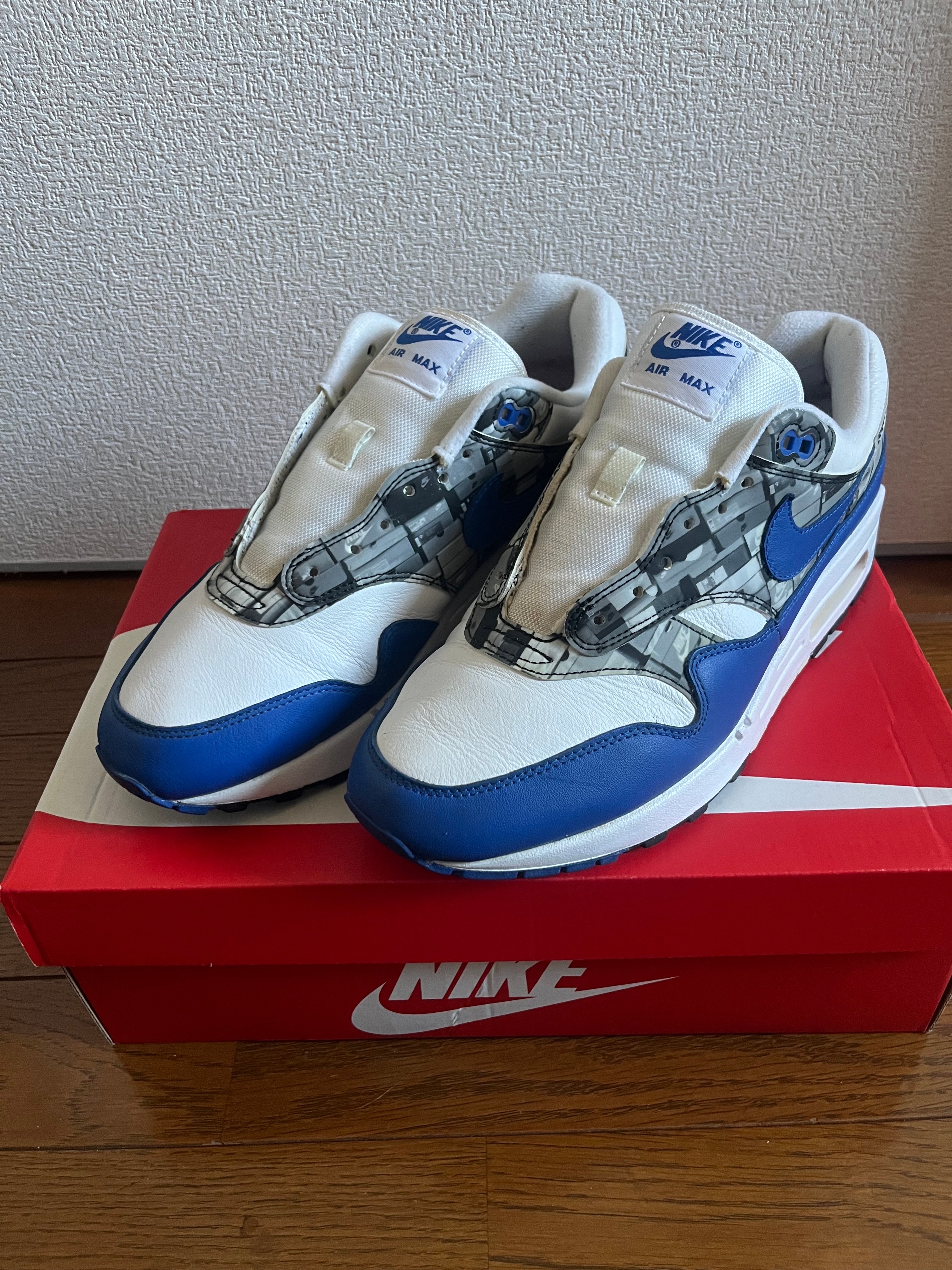 アトモス × ナイキ エアマックス1 ブルー "ウィーラブナイキ"