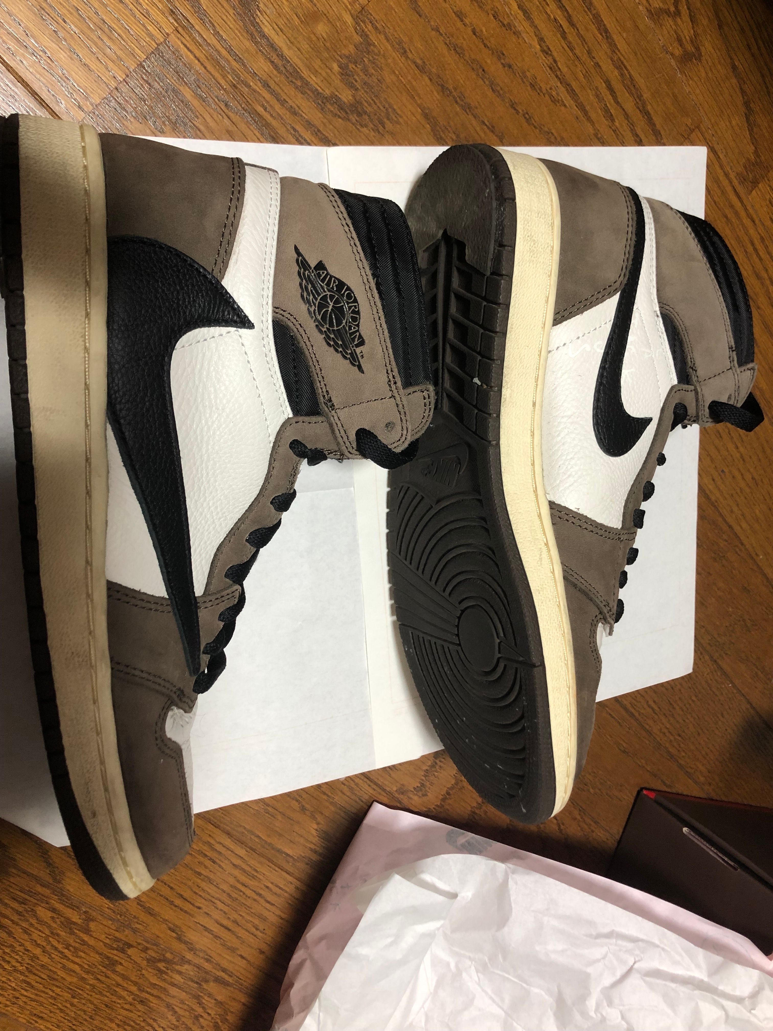 Travis Scott × Nike Air Jordan 1 Retro High OG TS SP "Sail/Dark Mocha"