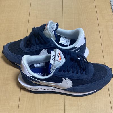Fragment × sacai × Nike LD Waffle "Blackended Blue"