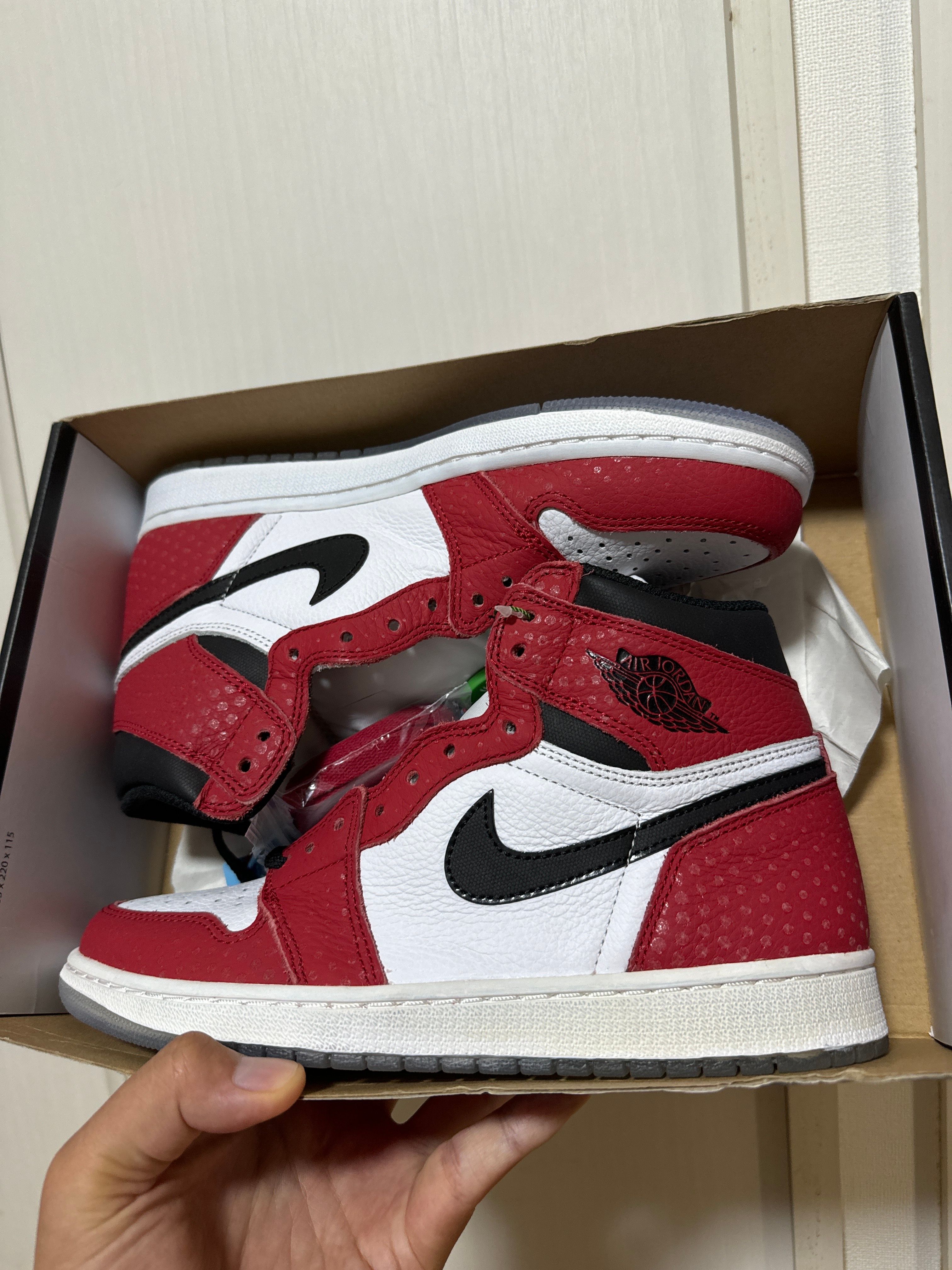 Spiderman × Nike Air Jordan 1 Origin Story "Gym Red/White/Photo Blue/Black"