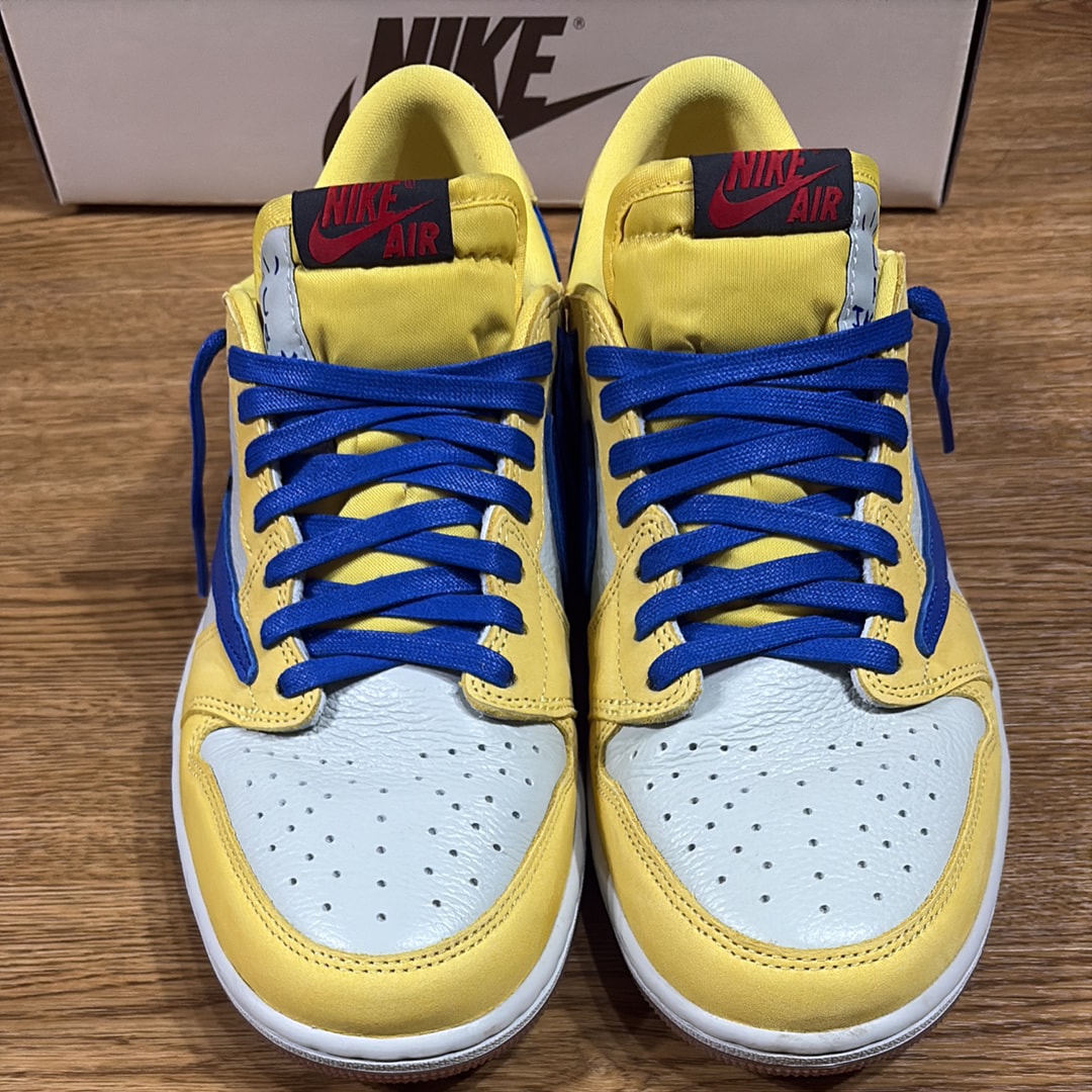 Travis Scott × Nike Women's Air Jordan 1 Retro Low OG "Canary"