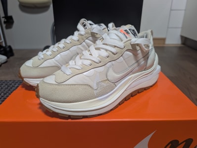sacai × Nike Vapor Waffle "White Gum"