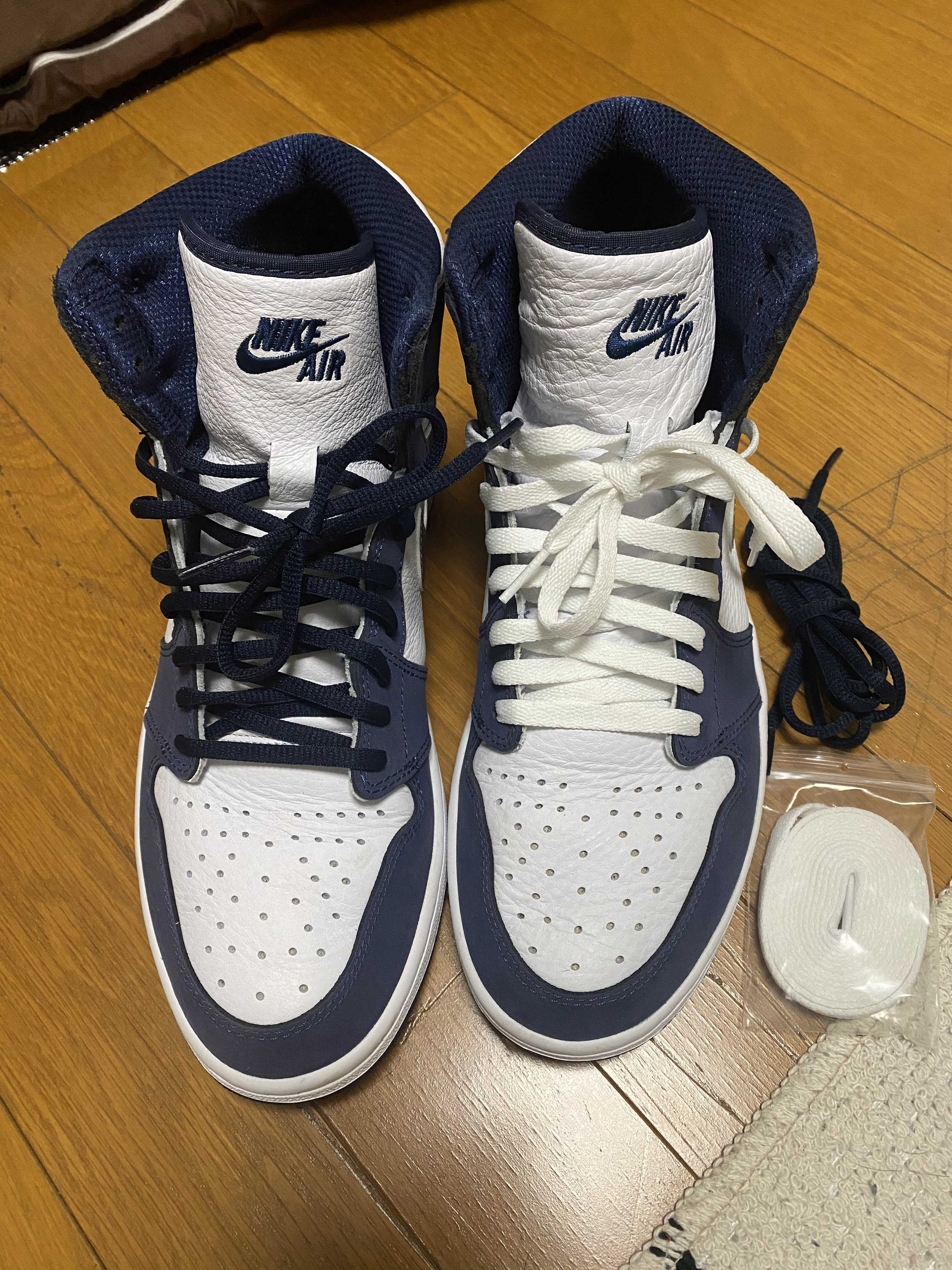 Nike Air Jordan 1 High OG CO.JP "White/Midnight Navy" (2020)(ブリーフケースなし)