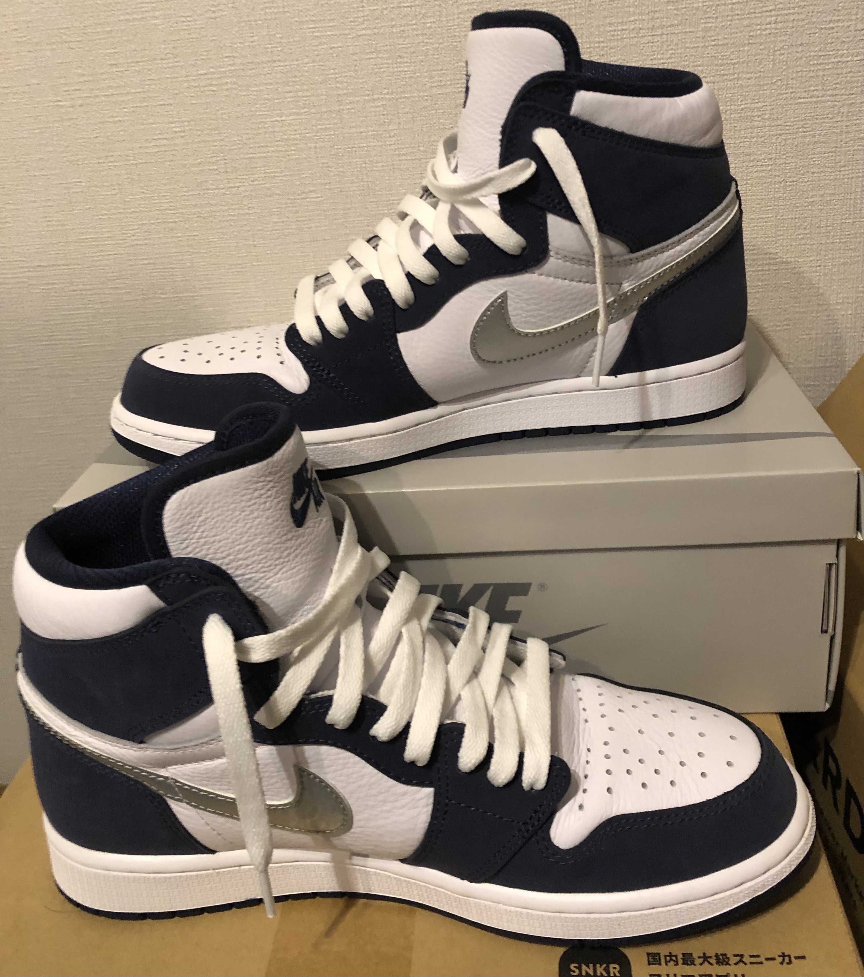 Nike Air Jordan 1 High OG CO.JP "White/Midnight Navy" (2020)(ブリーフケースなし)
