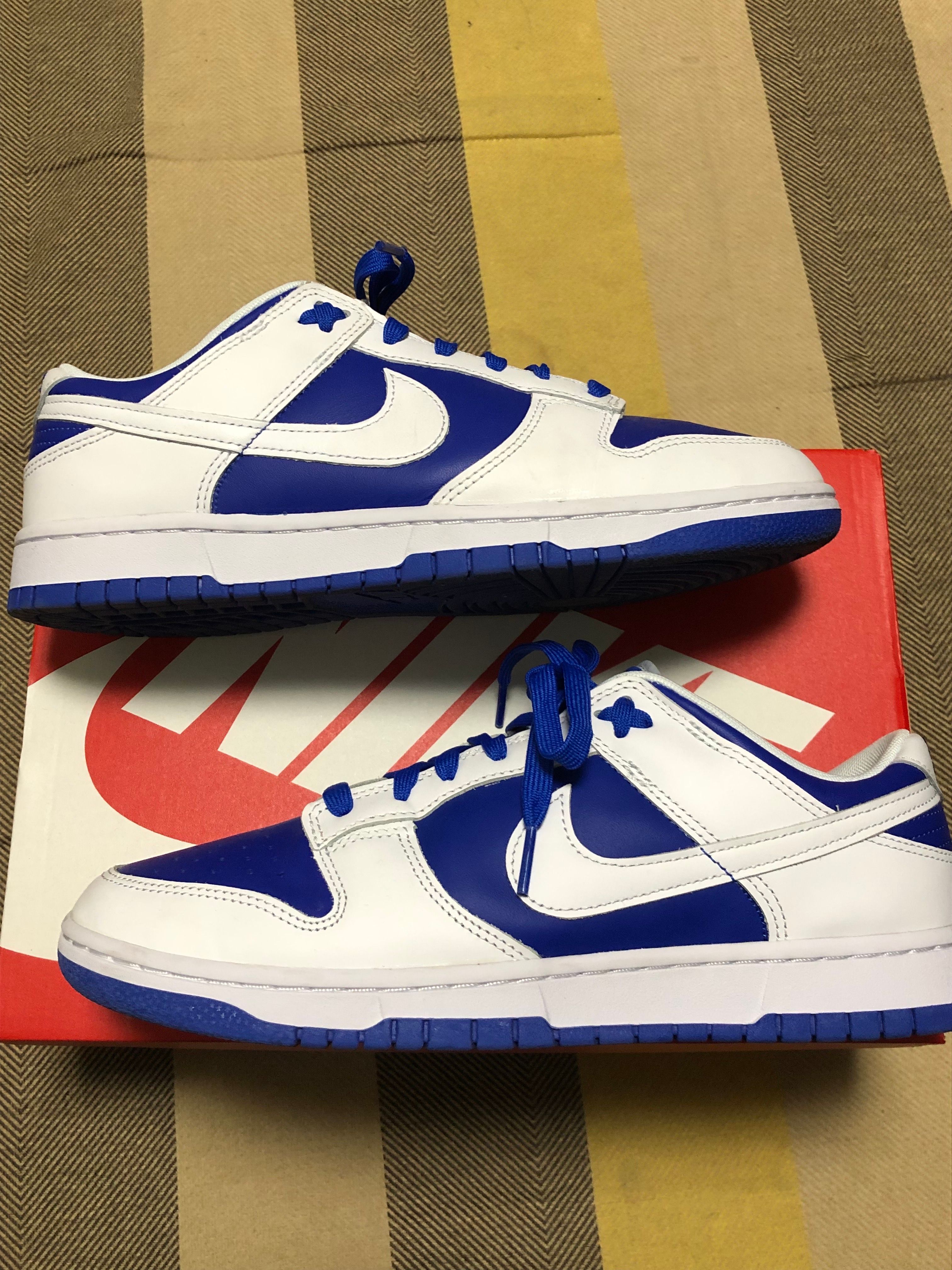 Nike Dunk Low Retro "Racer Blue and White"