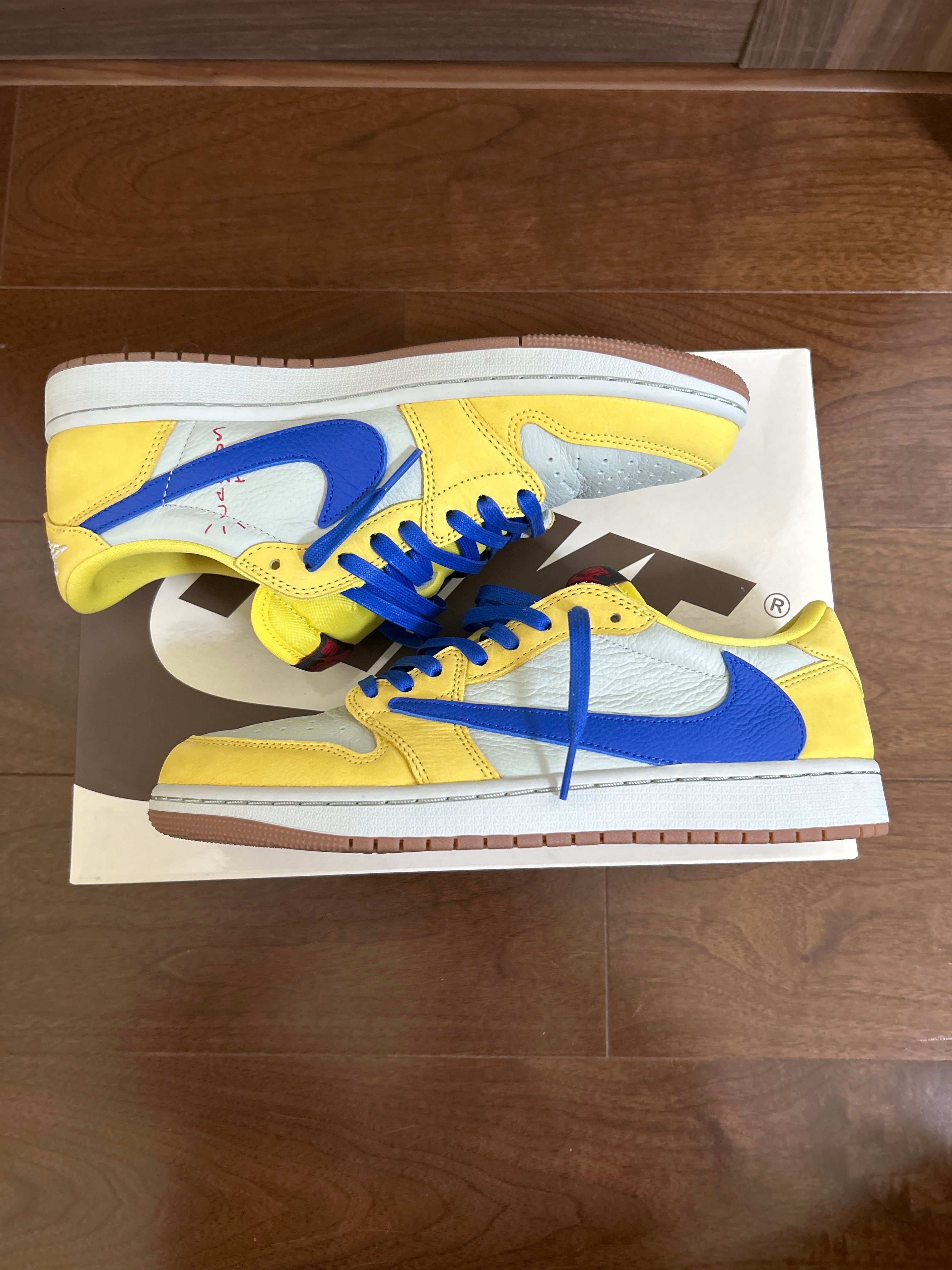 Travis Scott × Nike Women's Air Jordan 1 Retro Low OG "Canary"