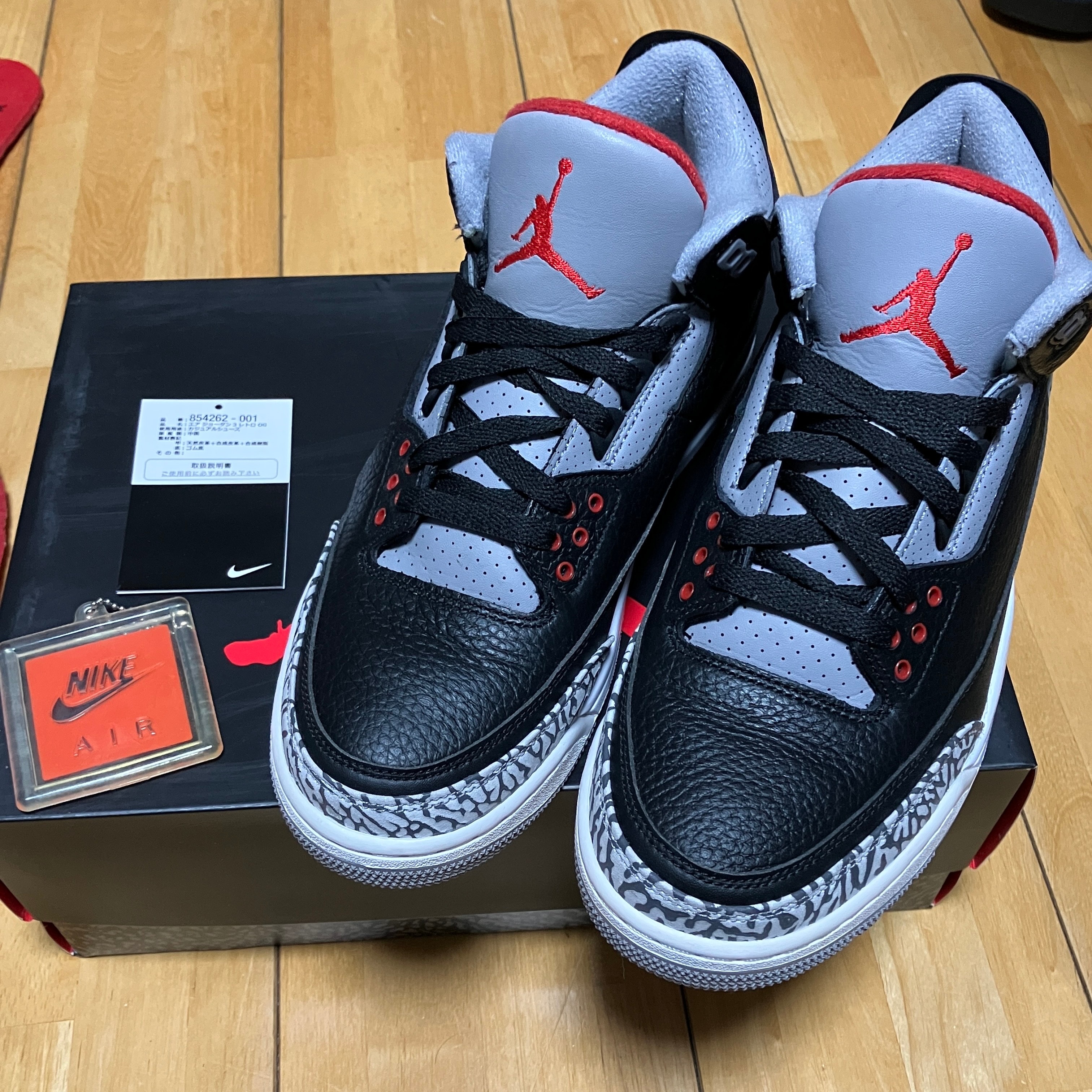 ナイキ エアジョーダン3  レトロ OG "ブラックセメント" (2018)