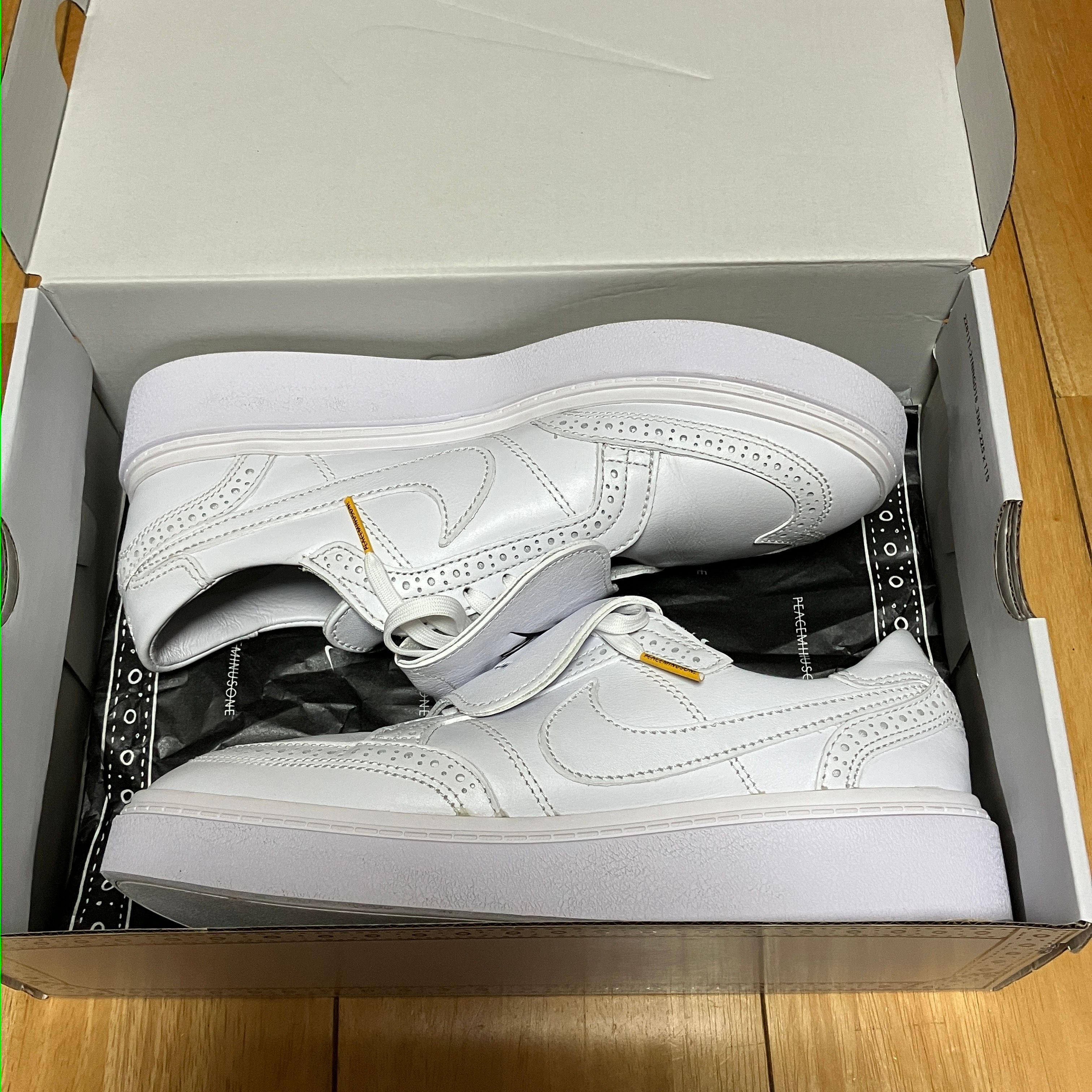 PEACEMINUSONE × Nike Kwondo1 "White" / G-DRAGON