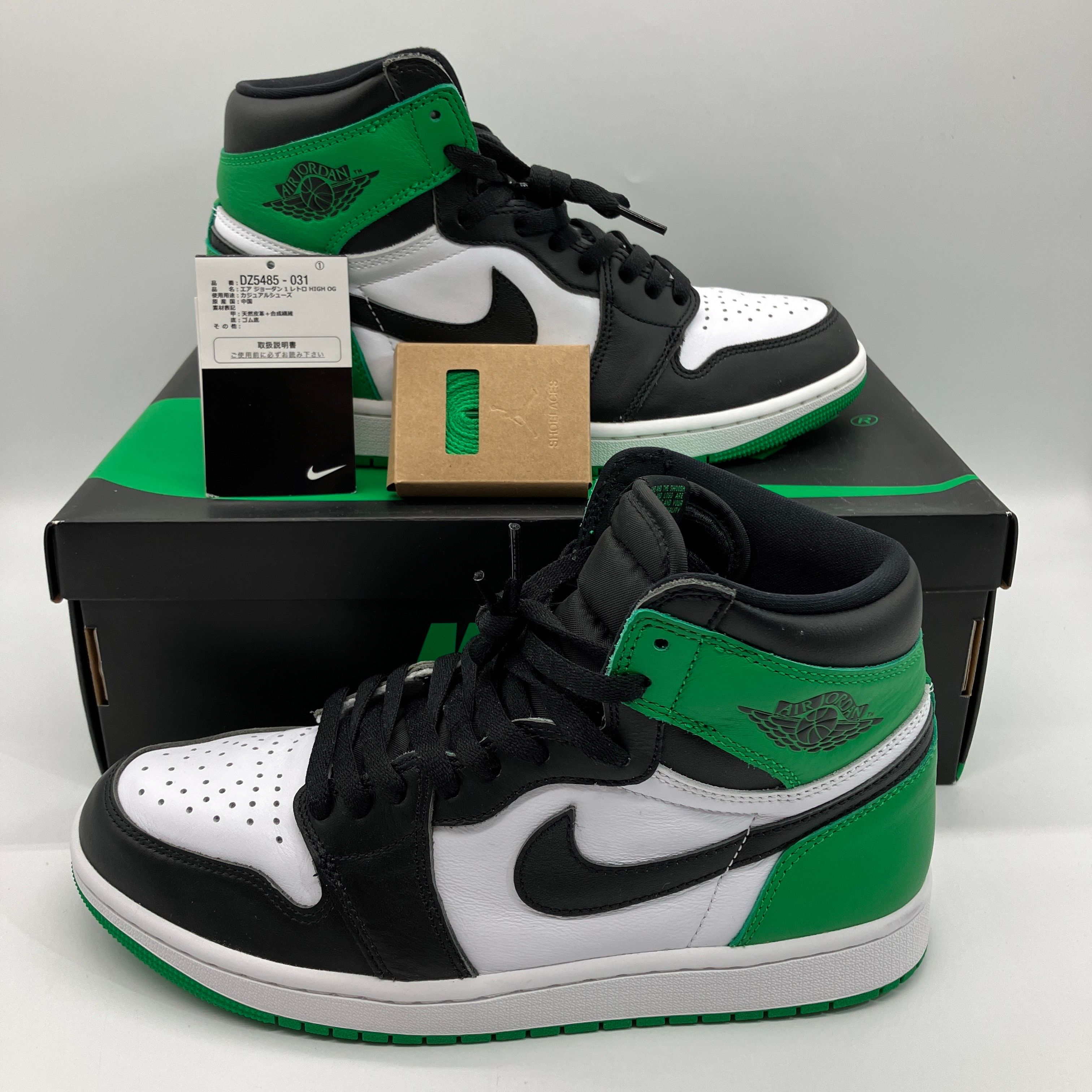 Nike Air Jordan 1 Retro High OG "Celtics/Black and Lucky Green" (2023)