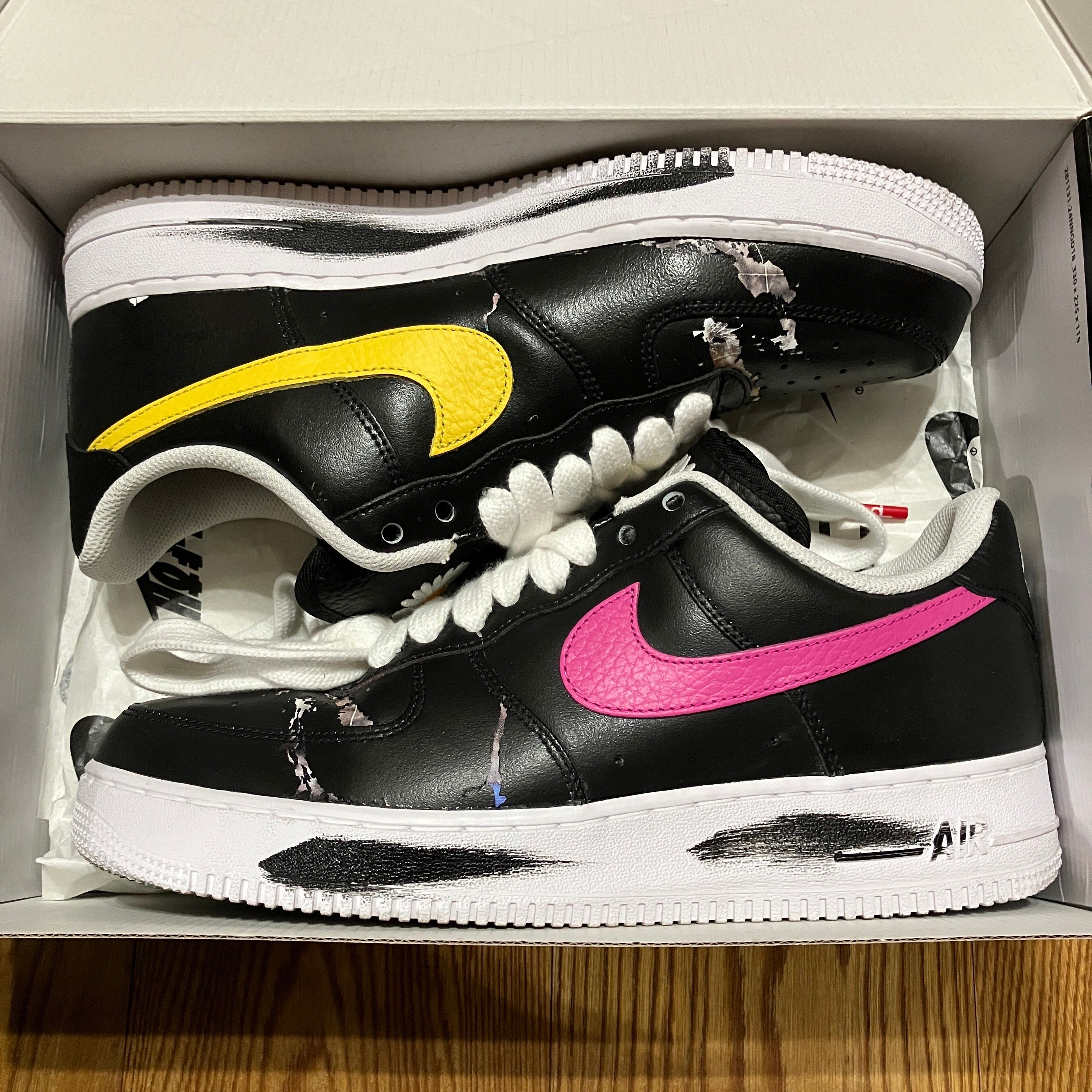 PEACEMINUSONE × Nike Air Force 1 Low '07 Para-Noise 3.0 "Black and Multi-Color" / G-DRAGON