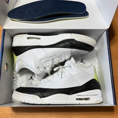 Fragment × Nike Air Jordan 3 "White/Black"