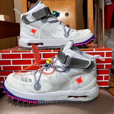 Off-White × Nike Air Force 1 Mid "White"