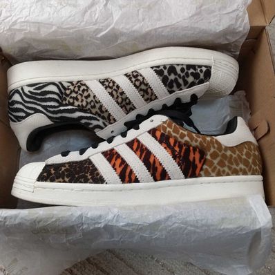 atmos × adidas Super Star "Crazy Animal Pack/Safari"