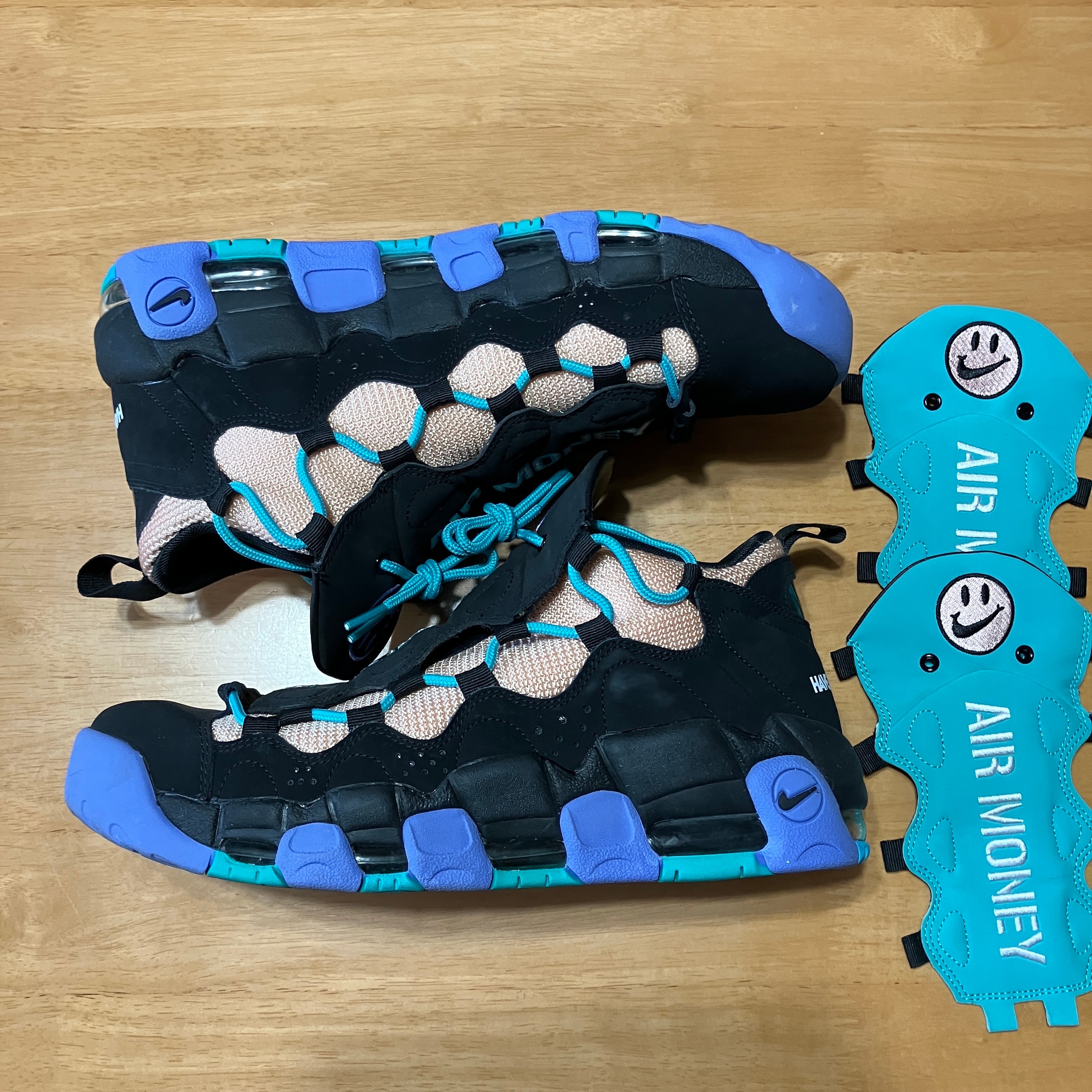 Nike Air More Money Have a Nike Day "Black/Hyper Jade"
