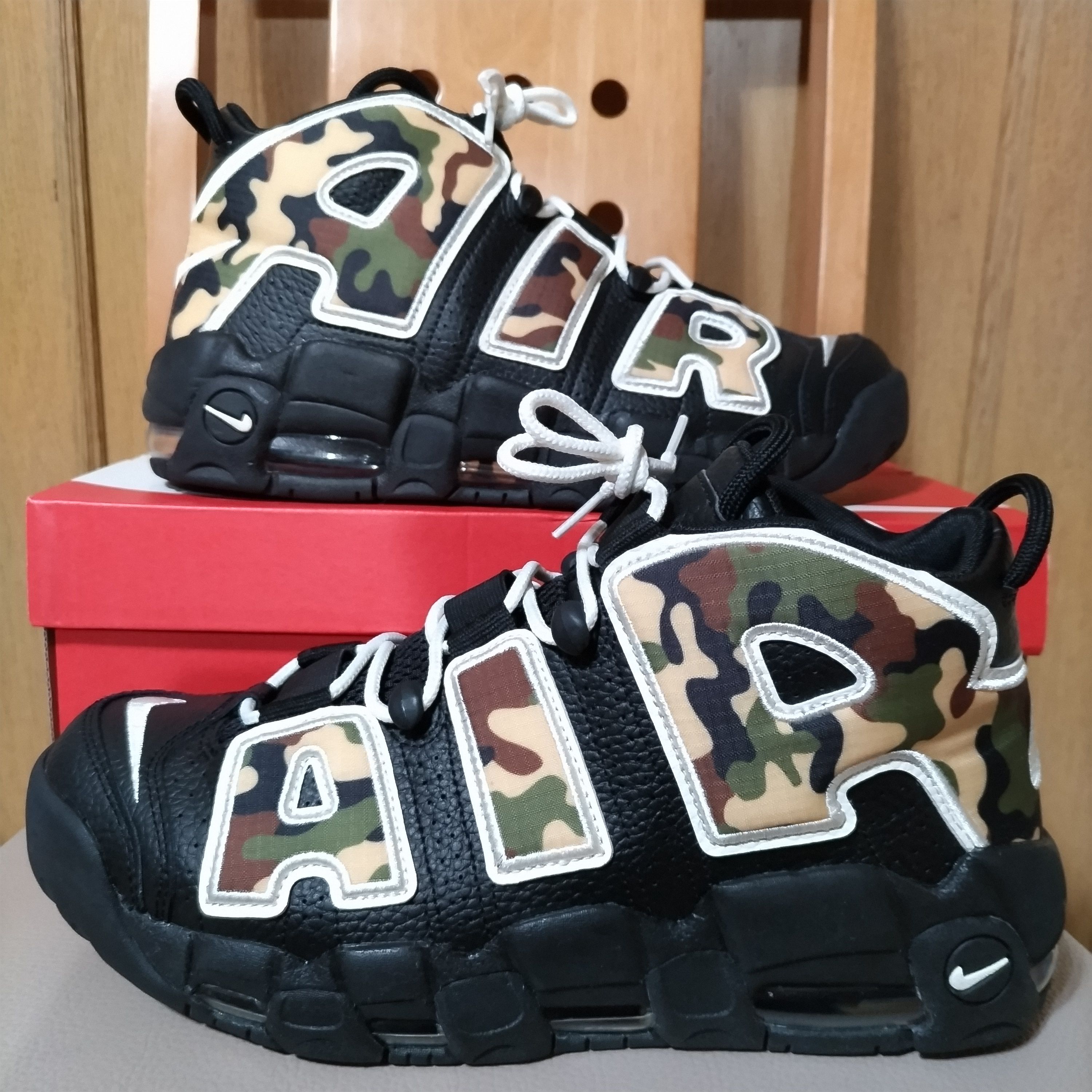 NIKE AIR MORE UPTEMPO "BLACK CAMO"