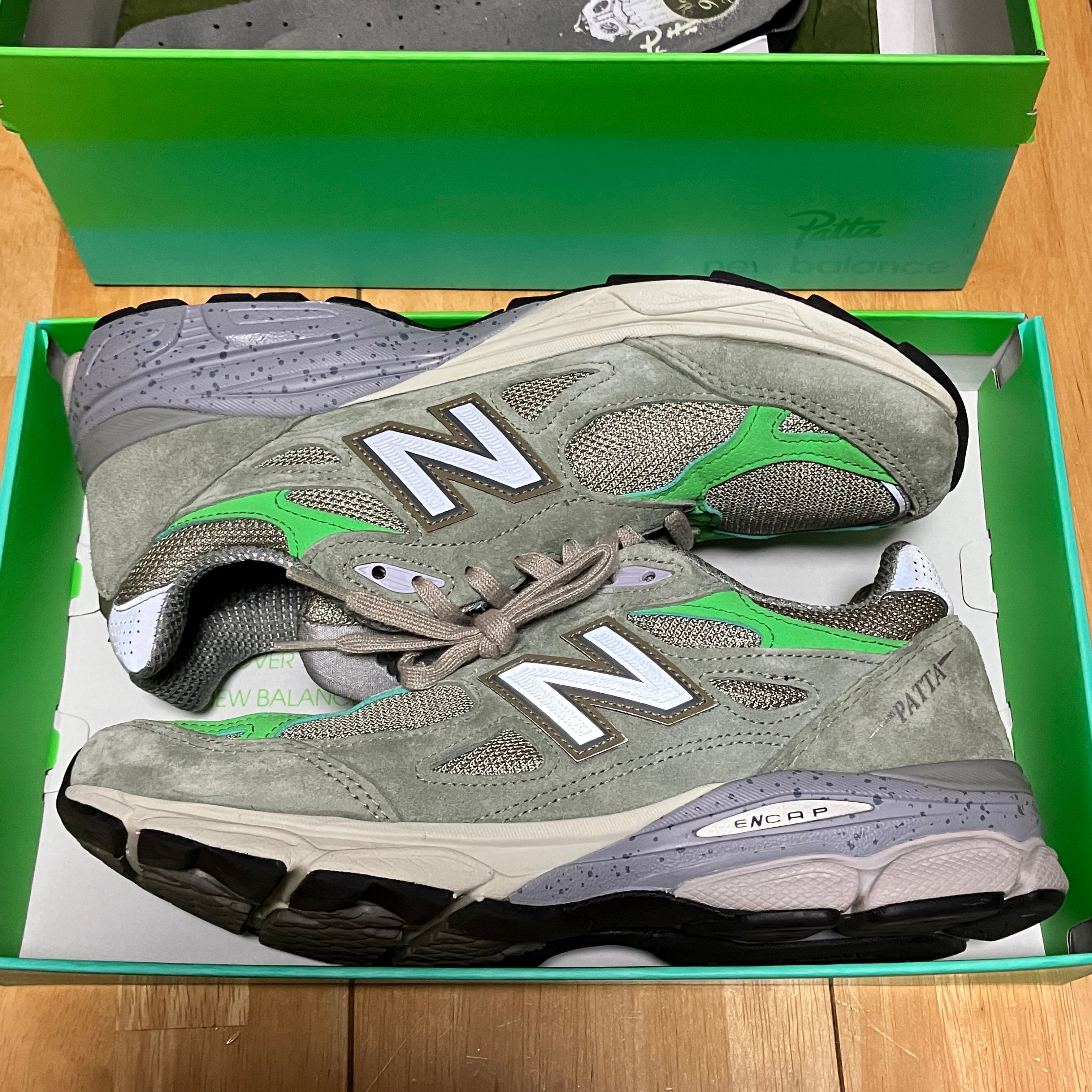 Patta × New Balance 990V3 Keep Your Family Close "Olive"
