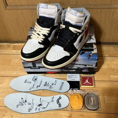 UNION × Nike Air Jordan 1 Retro High OG NRG "Varsity Red/Wolf Grey"