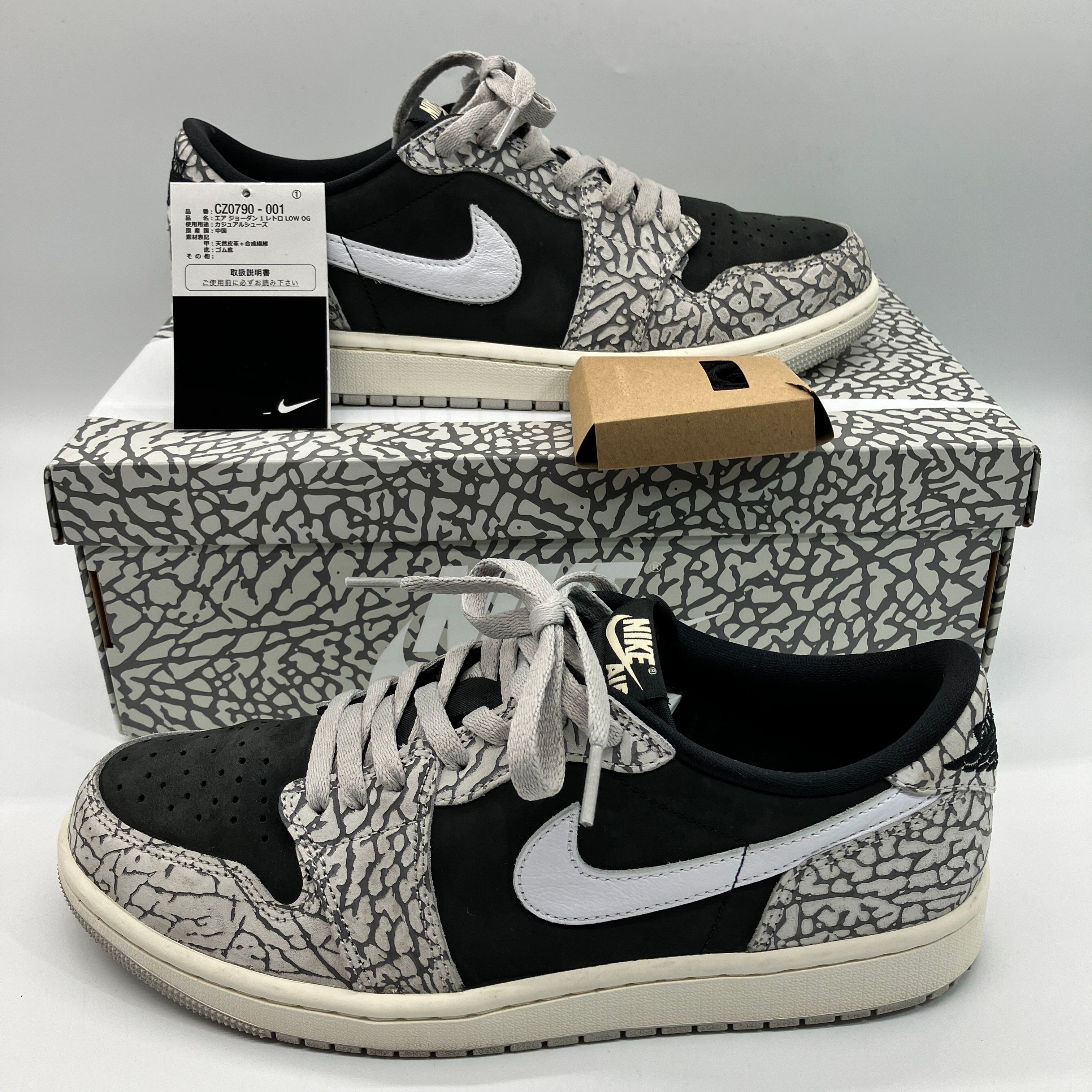 Nike Air Jordan 1 Retro Low OG "Black Cement"