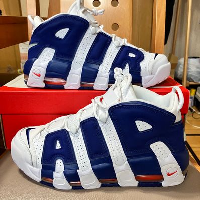 NIKE AIR MORE UPTEMPO 96 "WHITE/DEEP ROYAL BLUE"