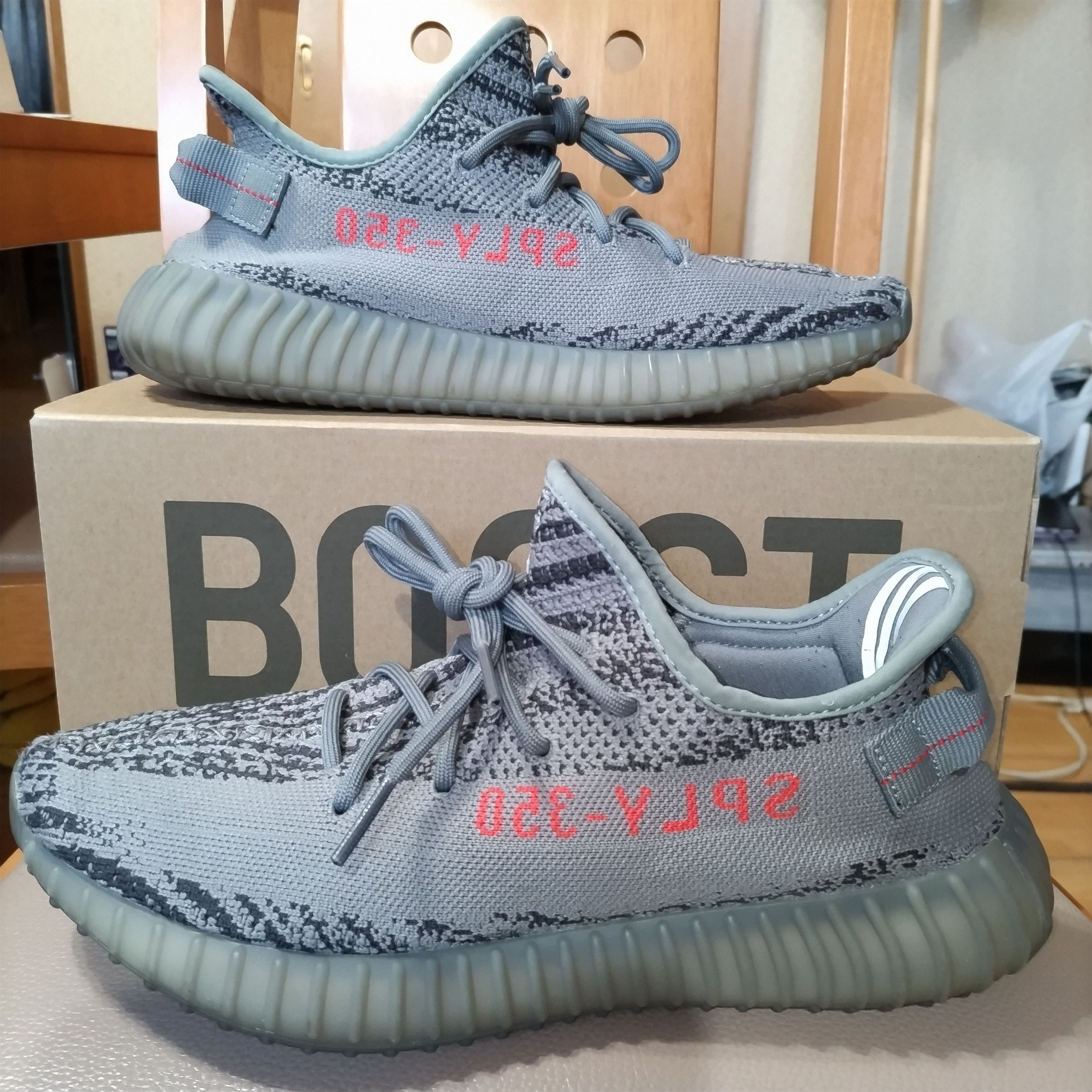 adidas Yeezy Boost 350 V2 "Grey/Bold Orange/DGH Solid Grey"