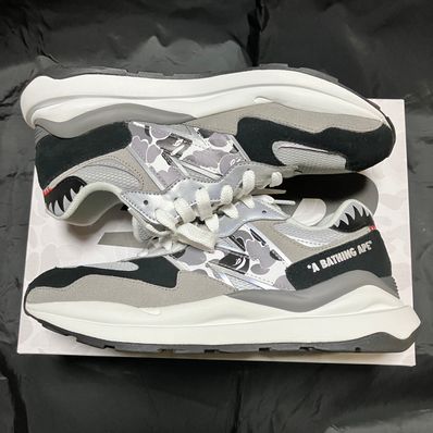 A BATHING APE × New Balance 57/40 "Gray"