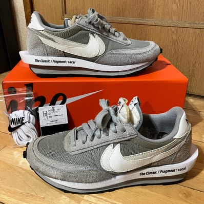 Fragment × sacai × Nike LD Waffle "Light Smoke Grey"