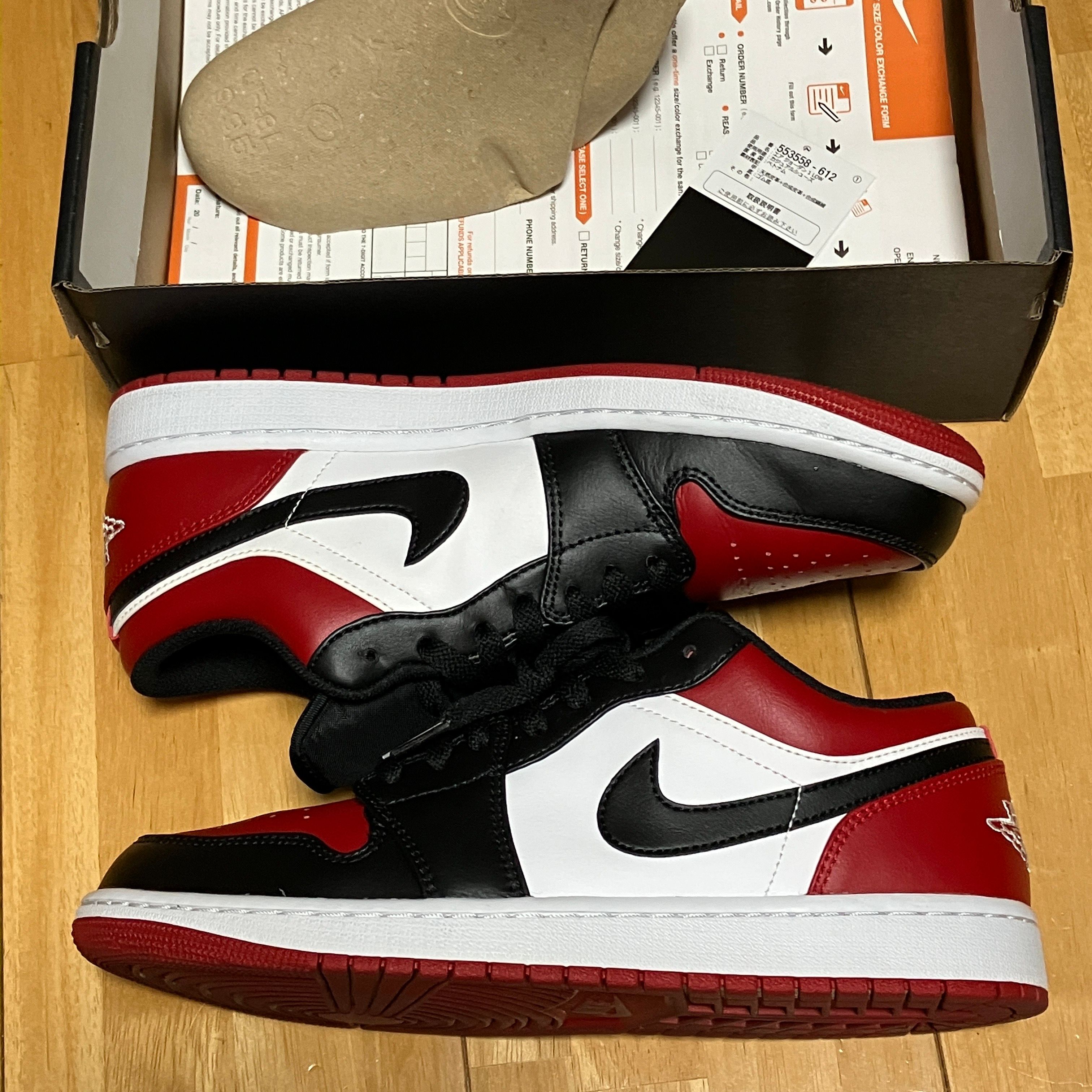 Nike Air Jordan 1 Low "Bred Toe"