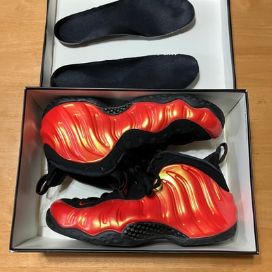 Nike Air Foamposite One "Habanero Red"