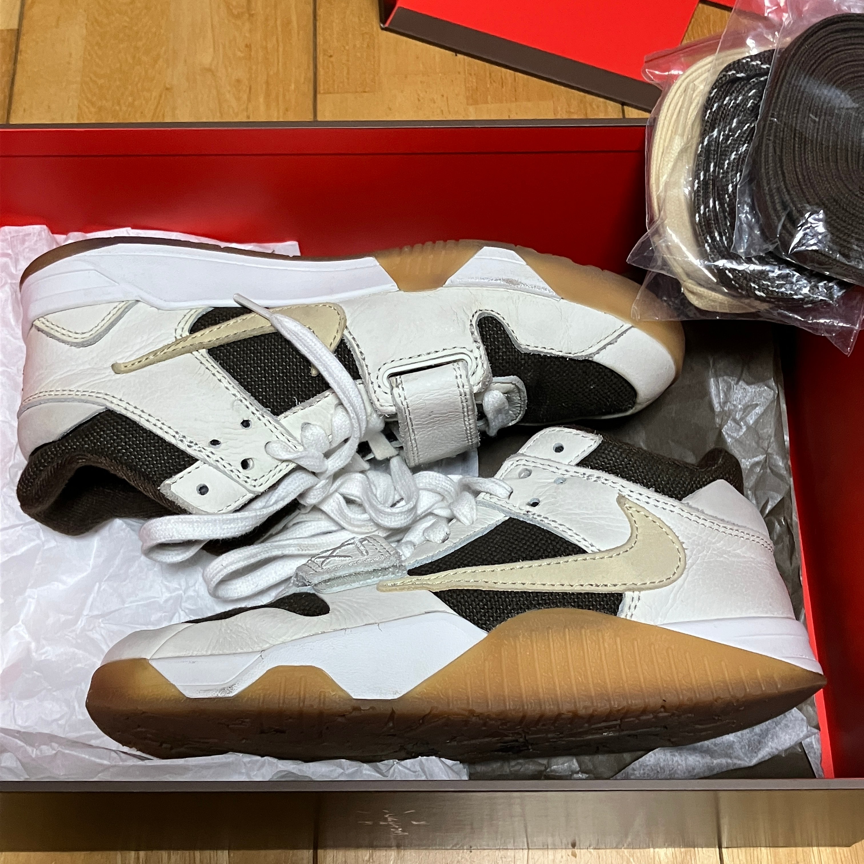 Travis Scott × Nike Jordan Jumpman Jack TR "Sail and Dark Mocha"