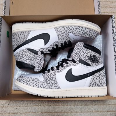 Nike Air Jordan 1 High OG "White Cement/Safari"