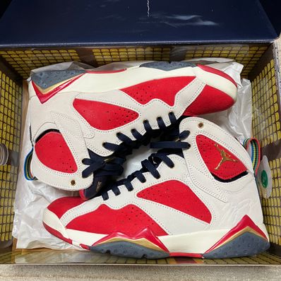 Trophy Room × Nike Air Jordan 7 "True Red and Obsidian"