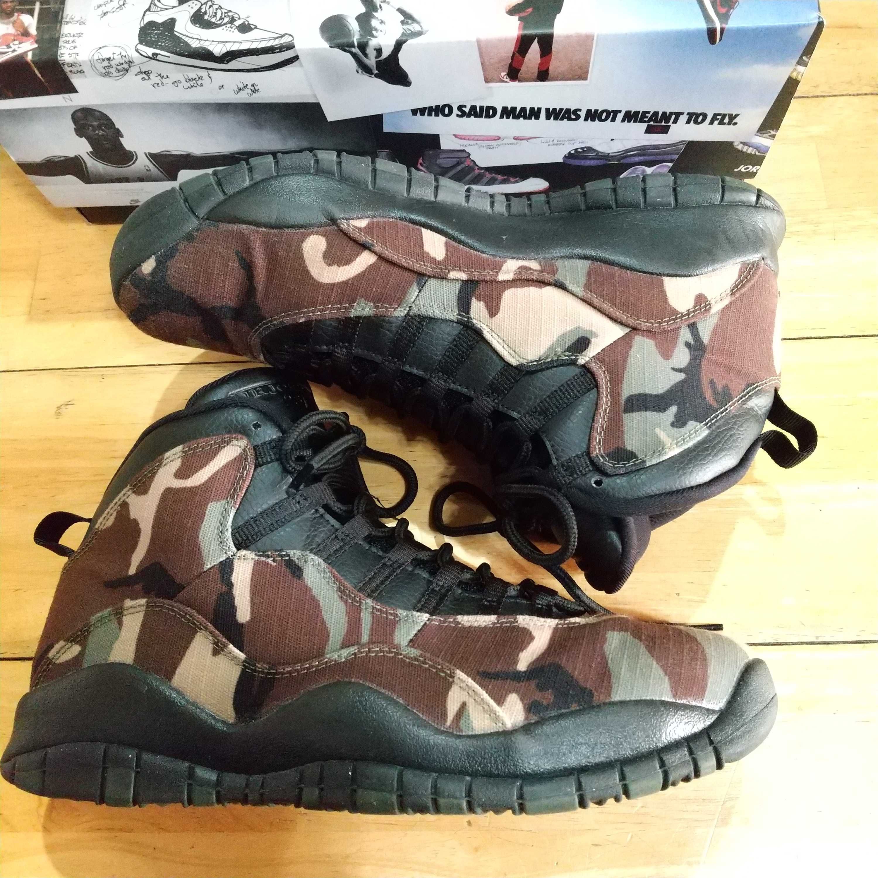 Nike Air Jordan 10 "Woodlamd Camo"