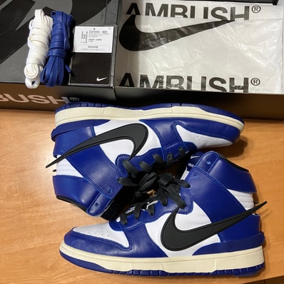 Ambush × Nike Dunk High "Deep Royal"