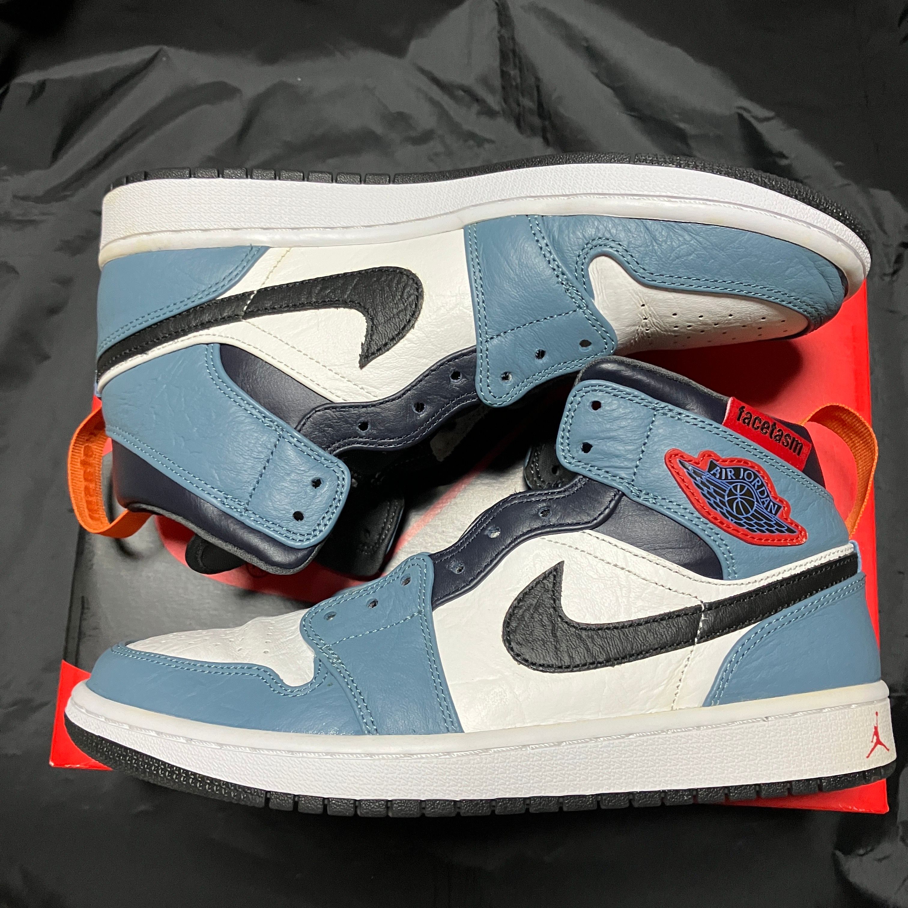 FACETASM × Nike Air Jordan 1 Mid "White/Navy"