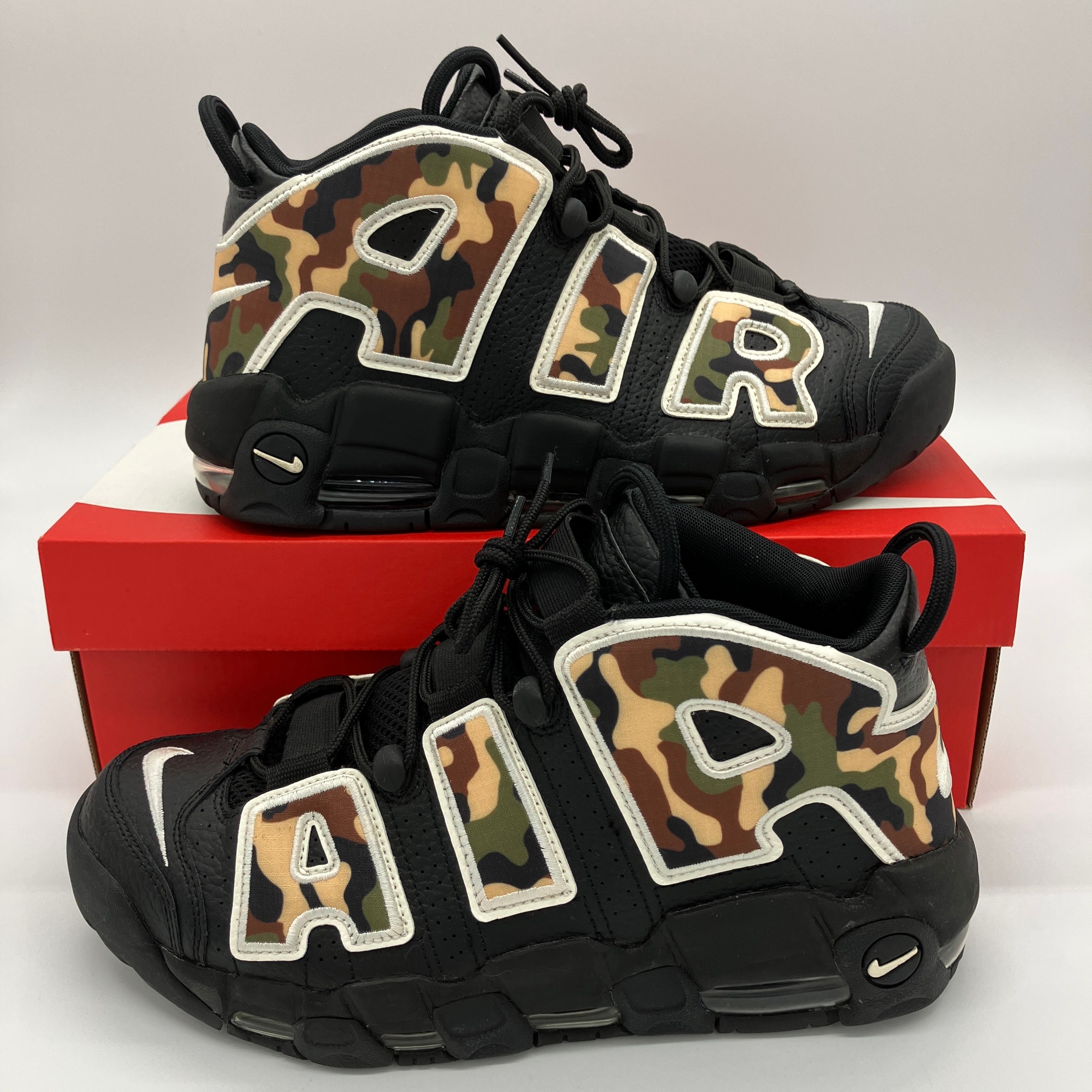 NIKE AIR MORE UPTEMPO "BLACK CAMO"