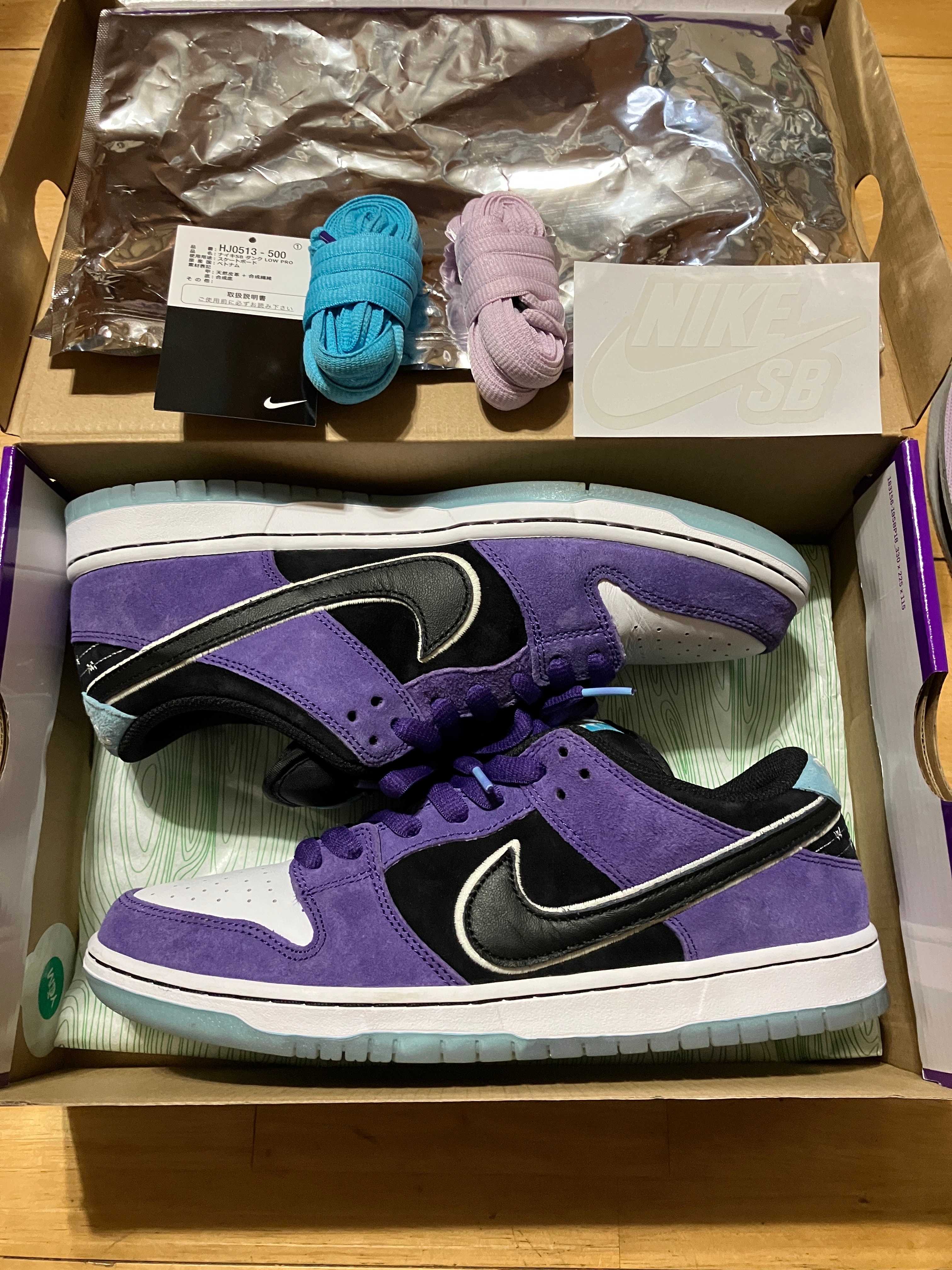 Hayley Wilson × Nike SB Dunk Low Pro "Black and Court Purple"